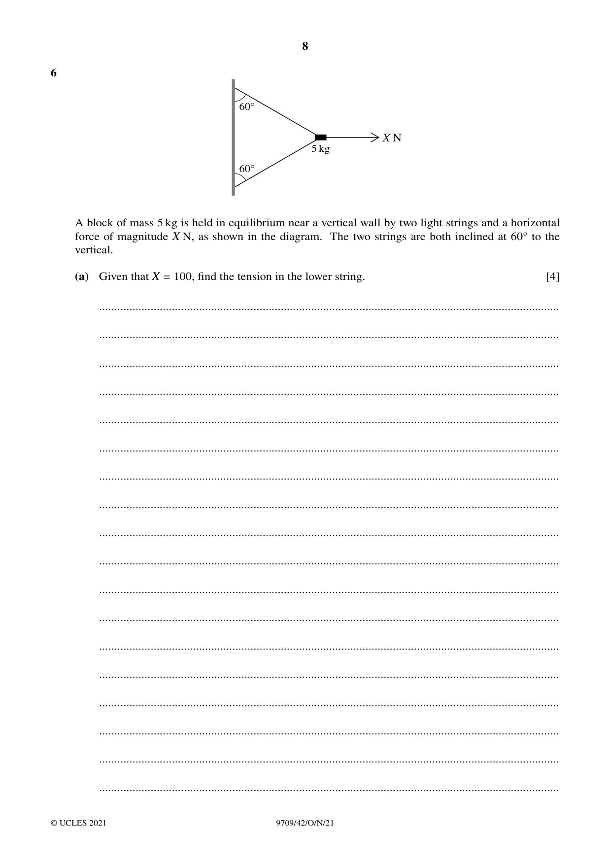Cambridge A Level Mathematics 9709 2021 Oct/Nov Paper 4 · Variant 2 question paper, page 8 of 12