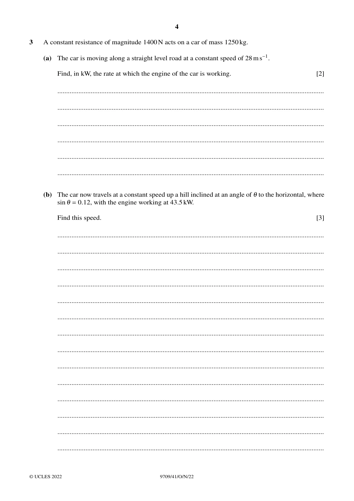 Cambridge A Level Mathematics 9709 2022 Oct/Nov Paper 4 · Variant 1 question paper, page 4 of 12