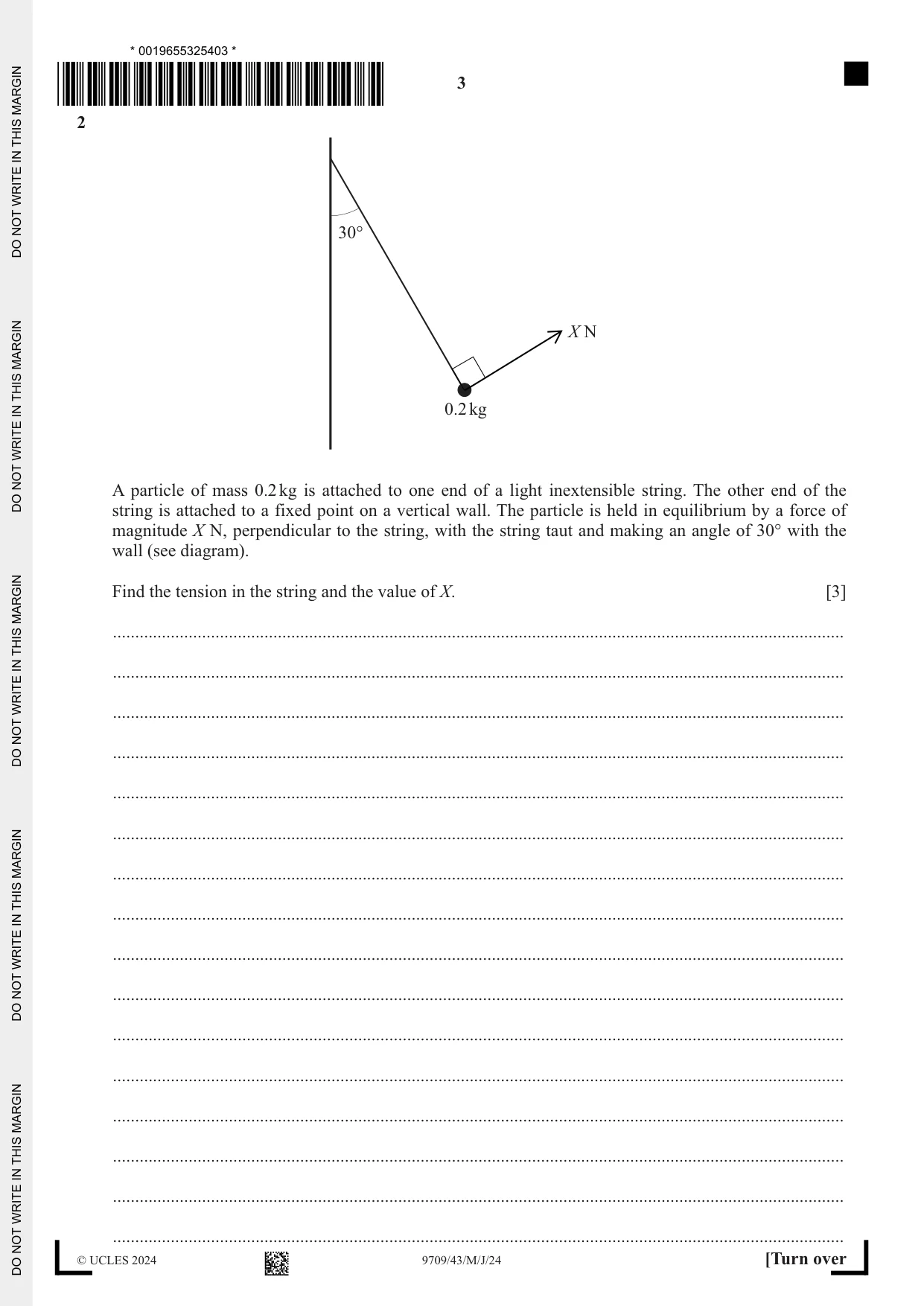 Cambridge A Level Mathematics 9709 2024 May/June Paper 4 · Variant 3 question paper, page 3 of 12
