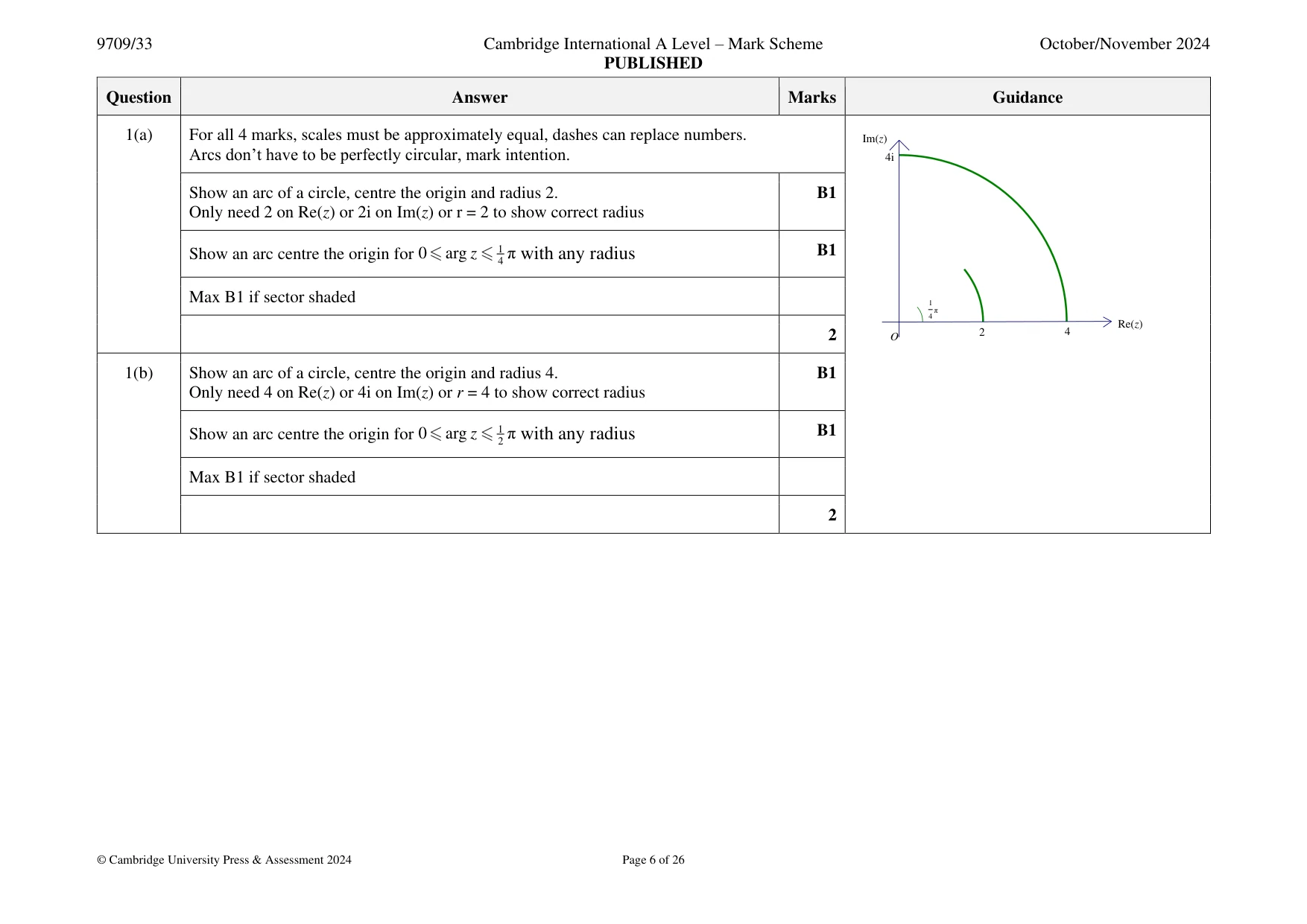 Mark scheme, page 6 of 26