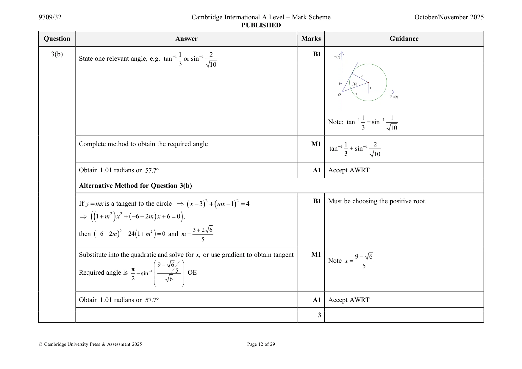 Mark scheme, page 12 of 29
