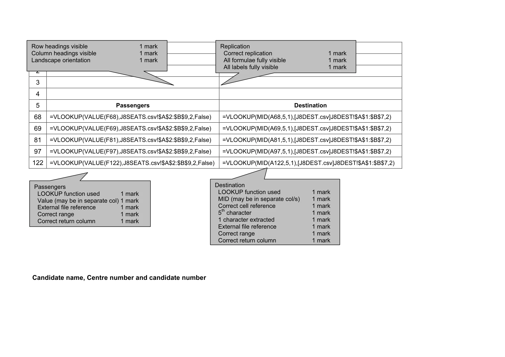 Mark scheme, page 4 of 9