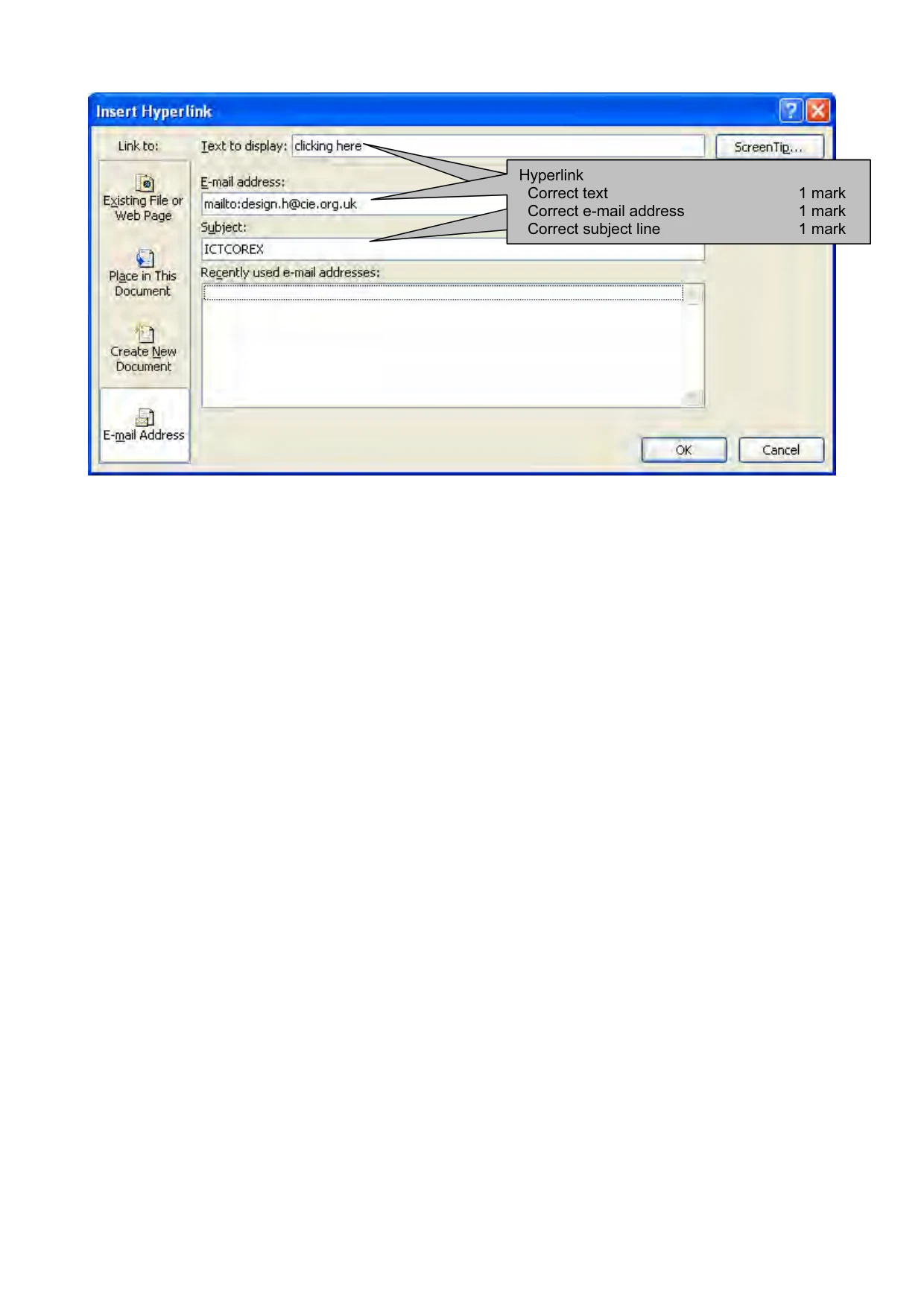 Mark scheme, page 9 of 9