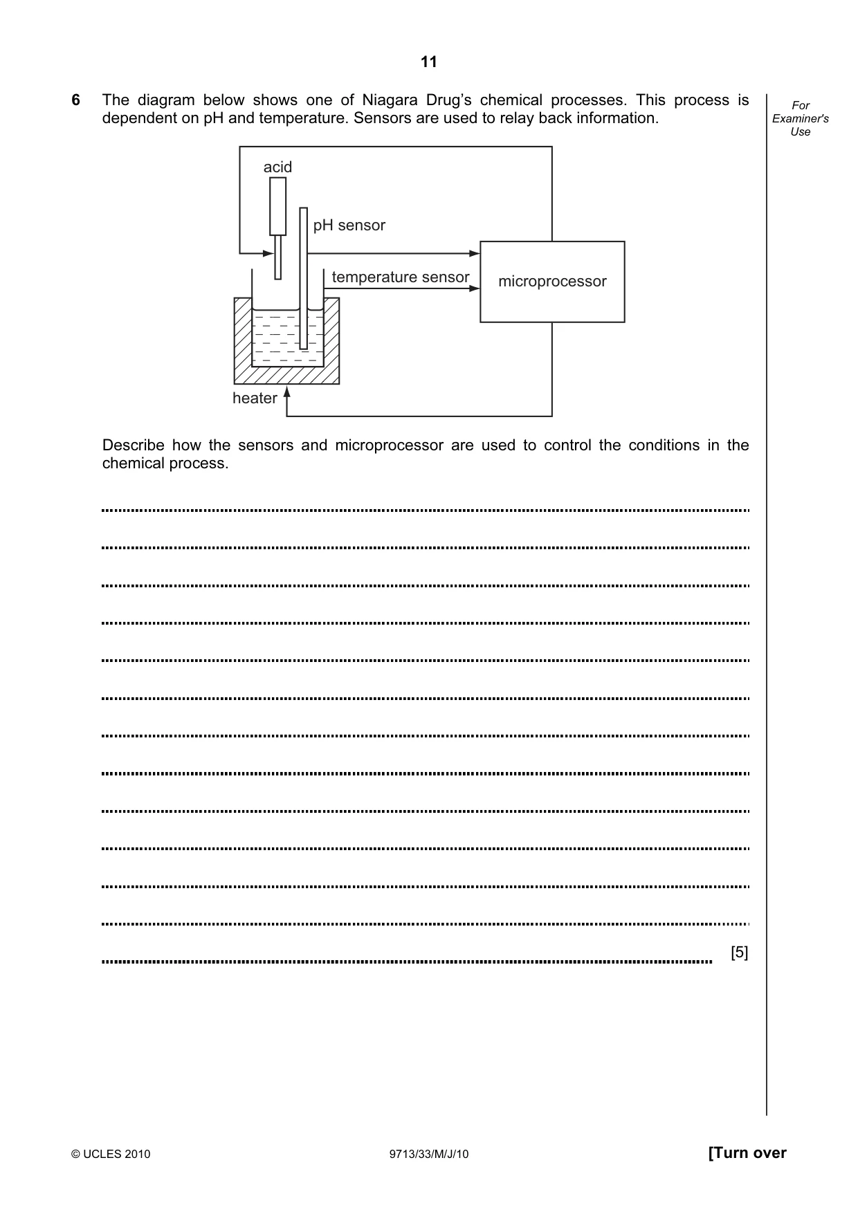 Cambridge A Level Applied Information and Communication Technology 9713 2010 May/June Paper 3 · Variant 3 question paper, page 11 of 20