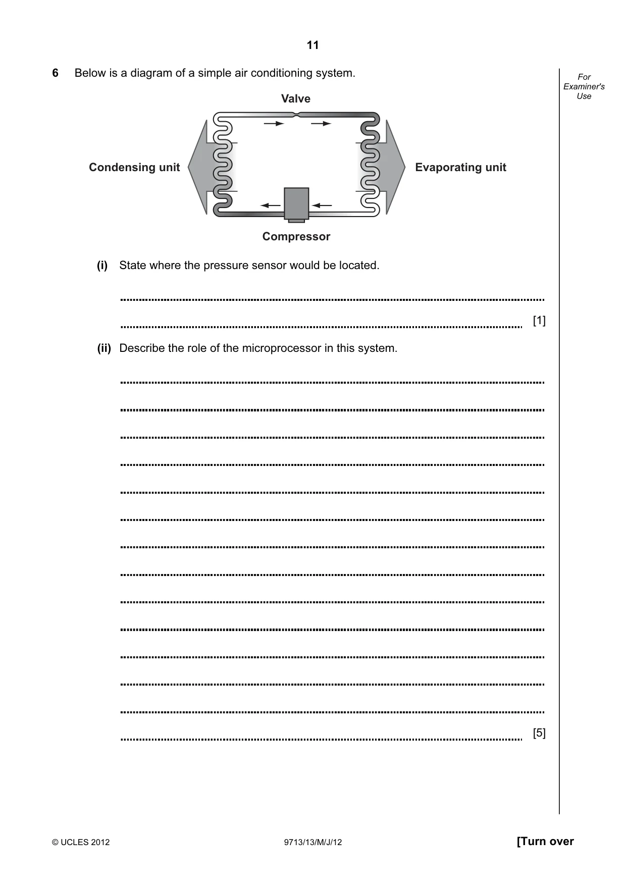 Cambridge A Level Applied Information and Communication Technology 9713 2012 May/June Paper 1 · Variant 3 question paper, page 11 of 20