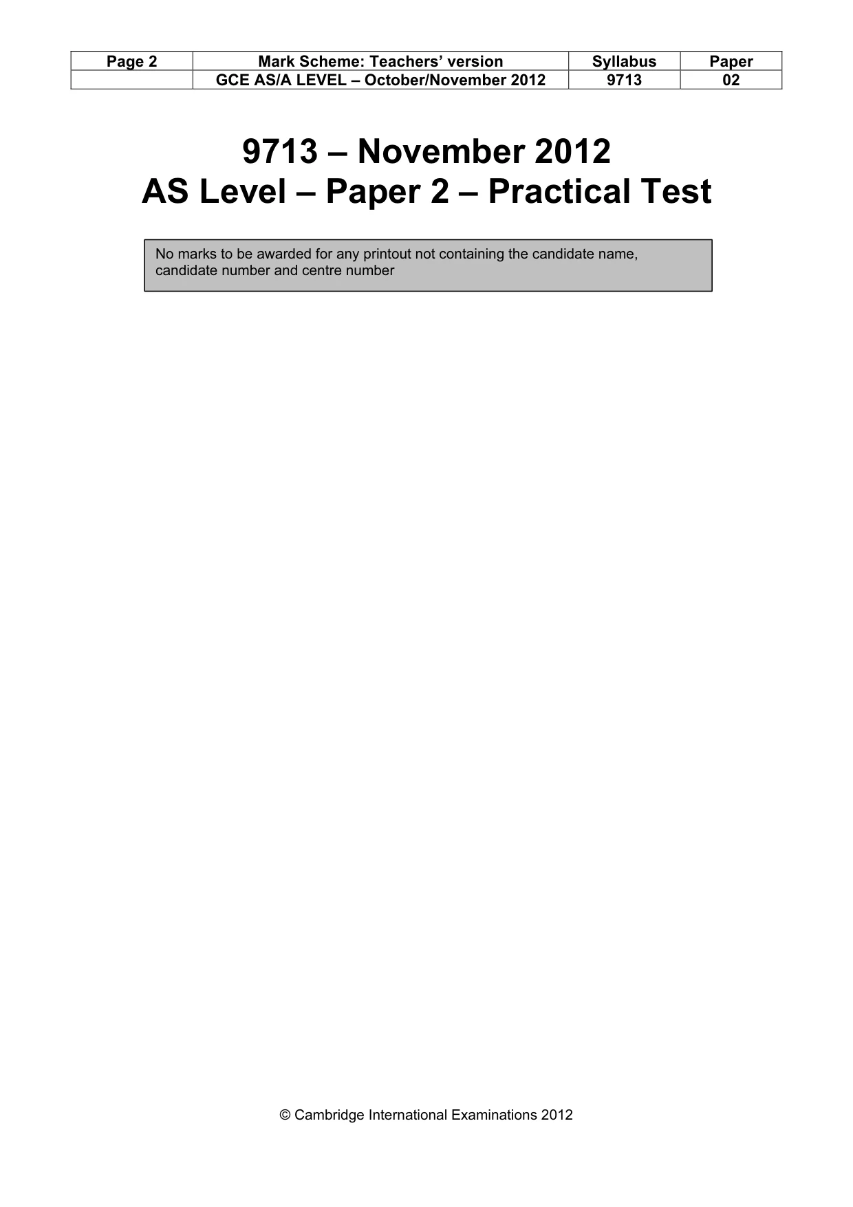 Mark scheme, page 2 of 21