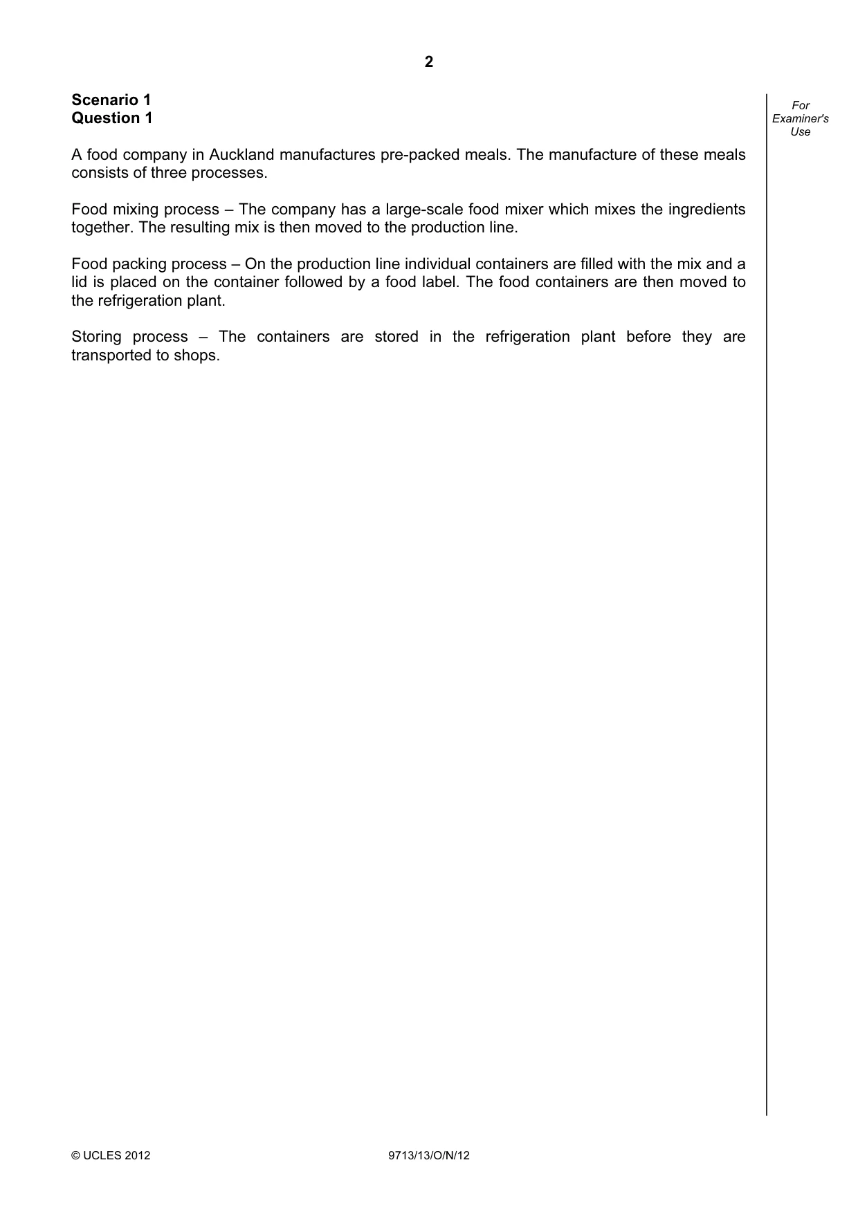 Cambridge A Level Applied Information and Communication Technology 9713 2012 Oct/Nov Paper 1 · Variant 3 question paper, page 2 of 24