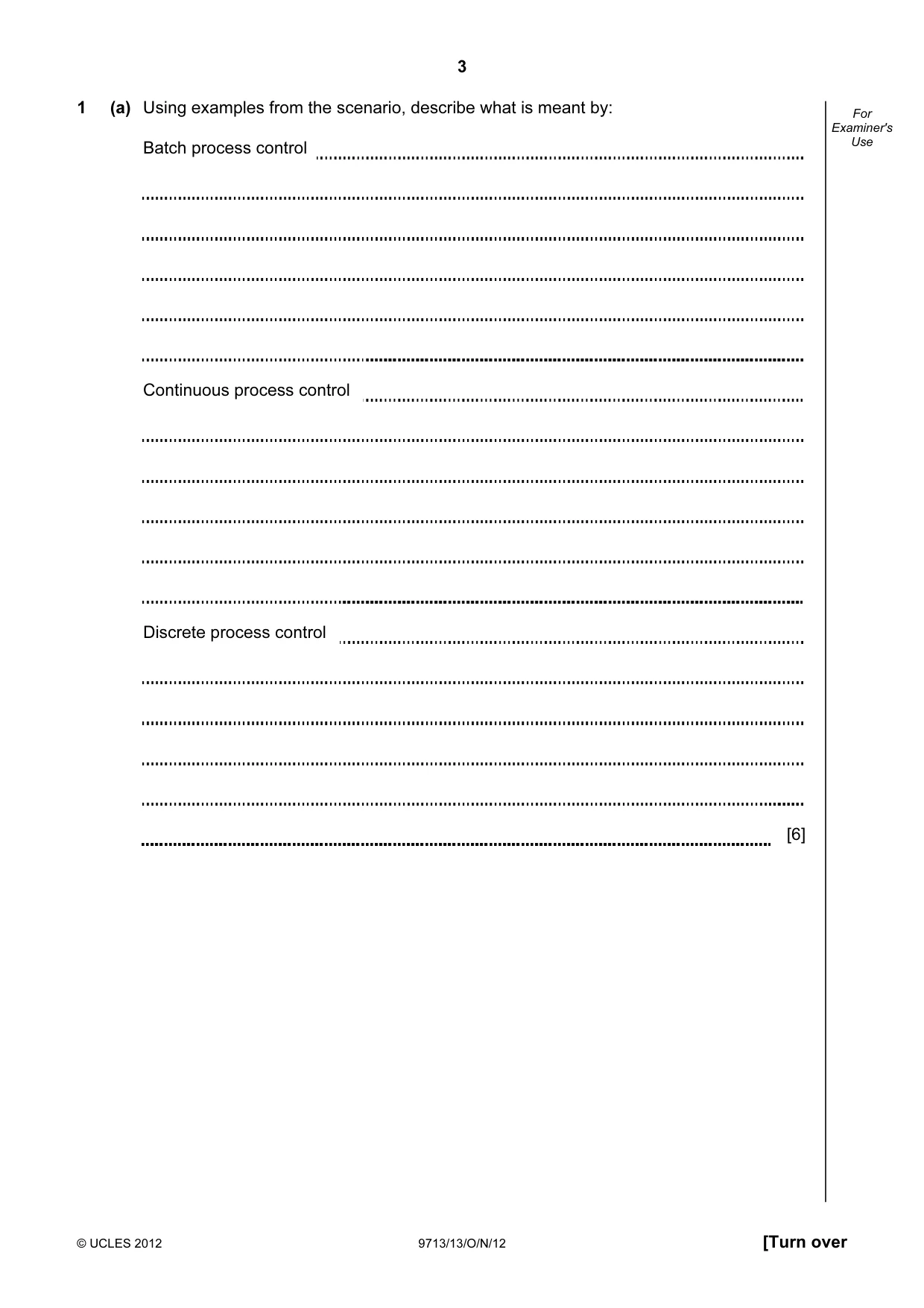 Cambridge A Level Applied Information and Communication Technology 9713 2012 Oct/Nov Paper 1 · Variant 3 question paper, page 3 of 24