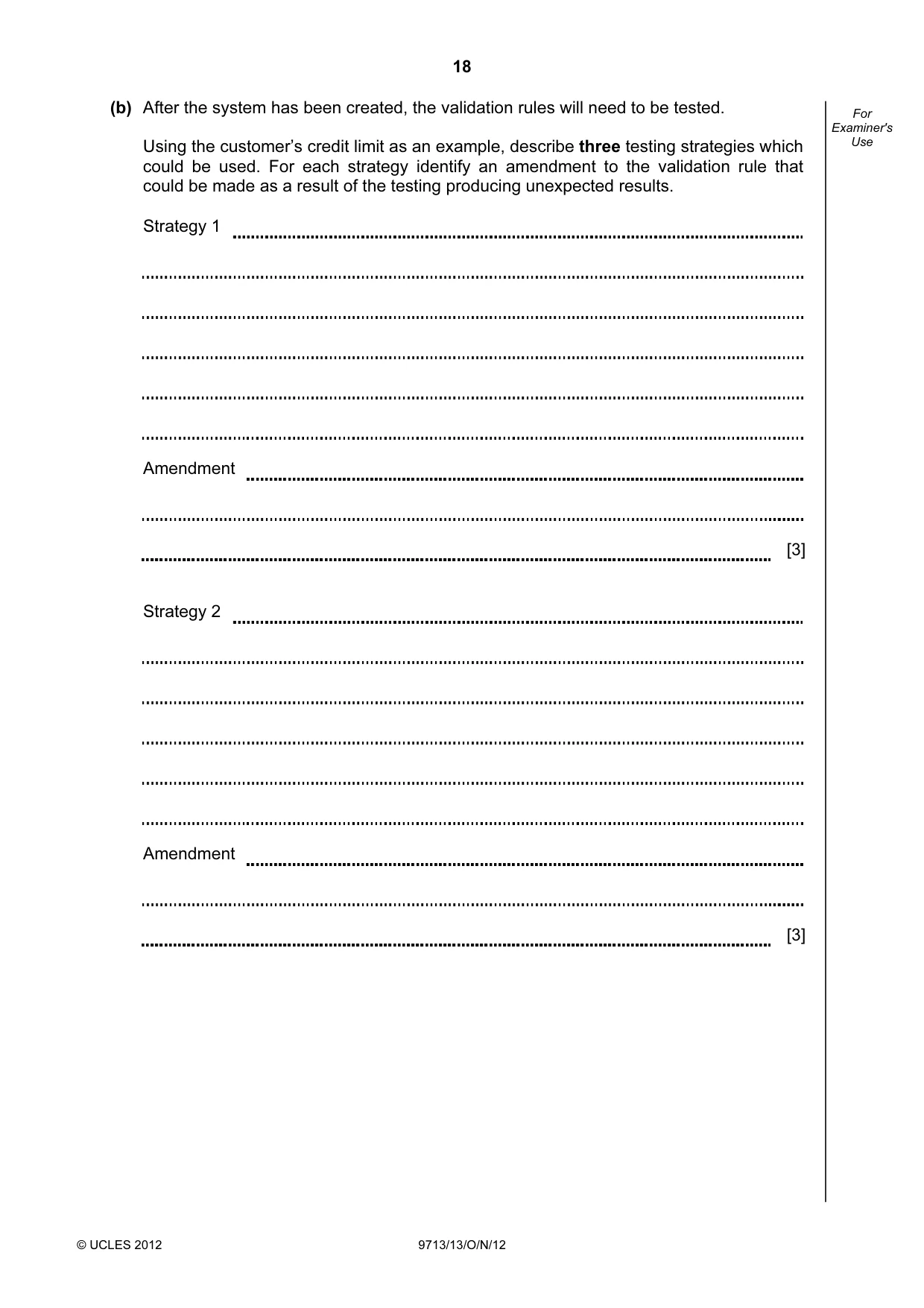 Cambridge A Level Applied Information and Communication Technology 9713 2012 Oct/Nov Paper 1 · Variant 3 question paper, page 18 of 24