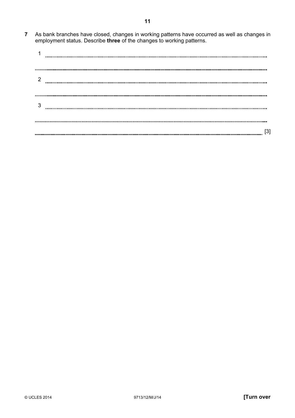 Cambridge A Level Applied Information and Communication Technology 9713 2014 May/June Paper 1 · Variant 2 question paper, page 11 of 20