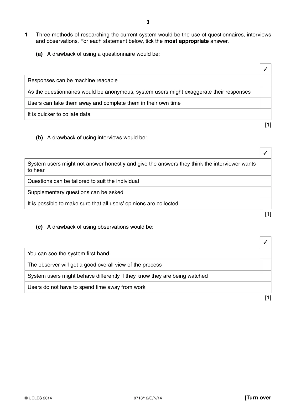 Cambridge A Level Applied Information and Communication Technology 9713 2014 Oct/Nov Paper 1 · Variant 2 question paper, page 3 of 16