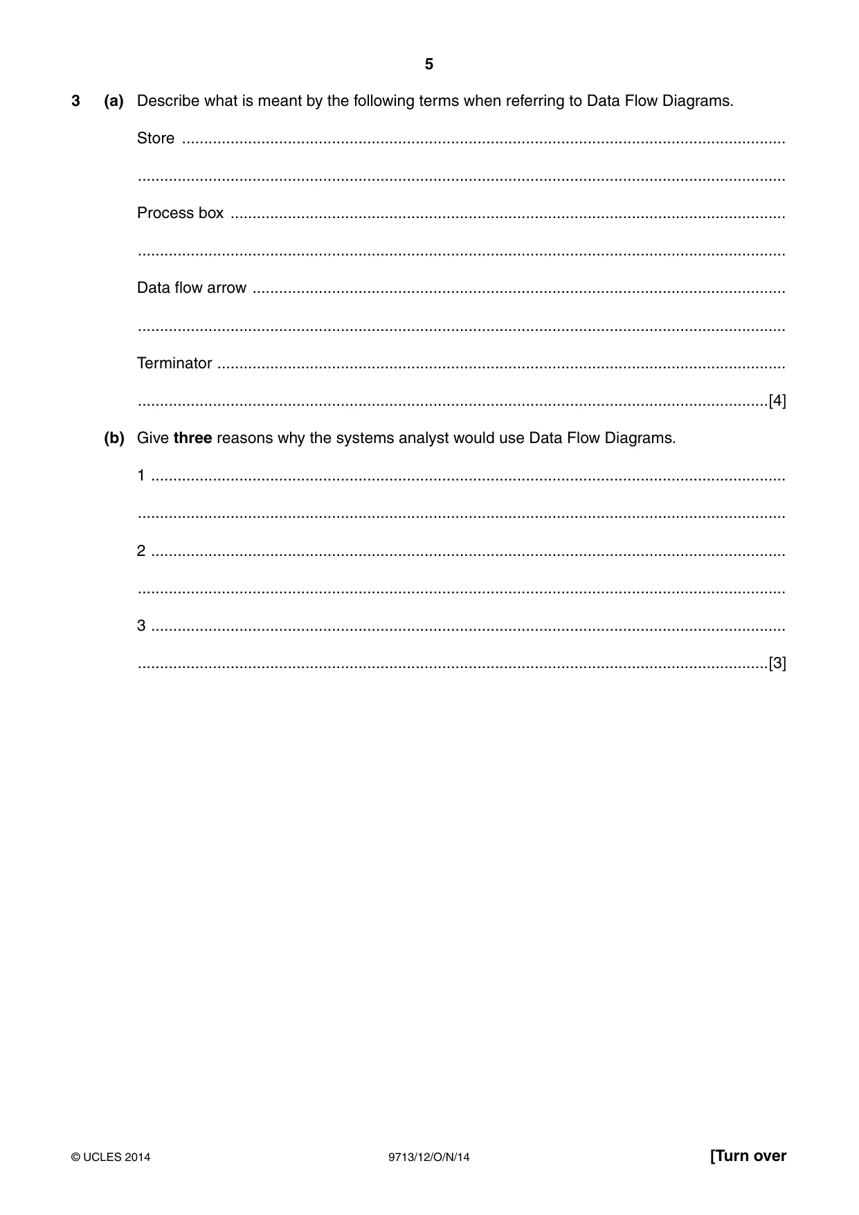 Cambridge A Level Applied Information and Communication Technology 9713 2014 Oct/Nov Paper 1 · Variant 2 question paper, page 5 of 16