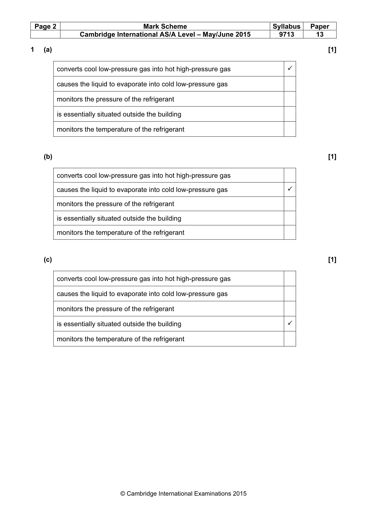 Mark scheme, page 2 of 8