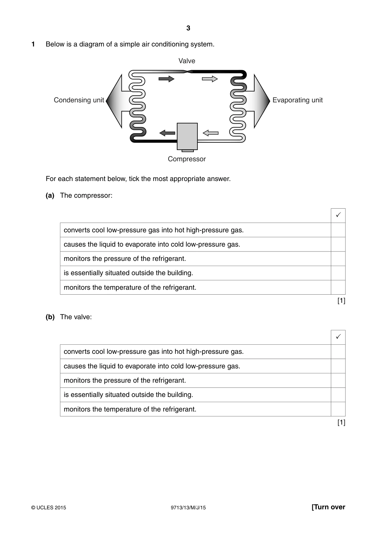 Cambridge A Level Applied Information and Communication Technology 9713 2015 May/June Paper 1 · Variant 3 question paper, page 3 of 16