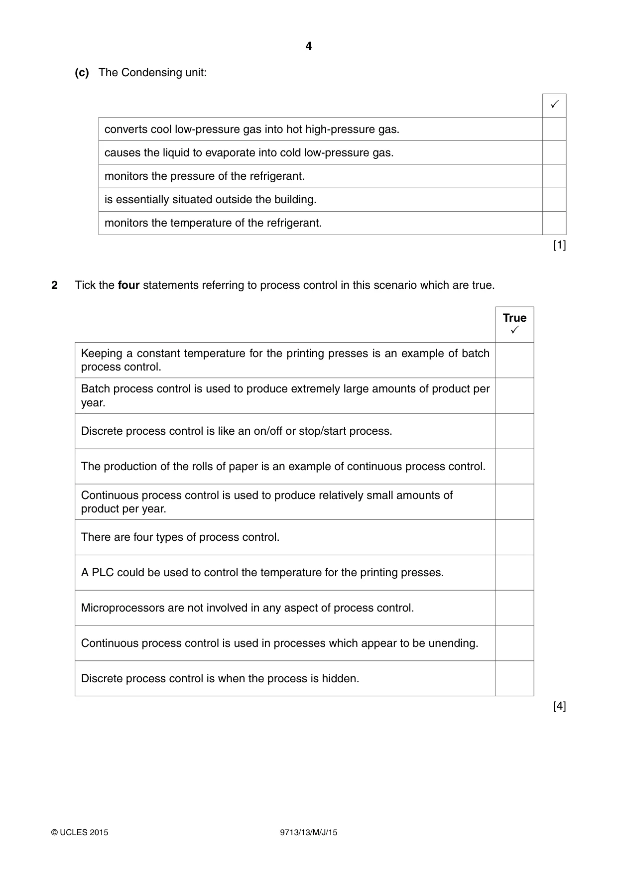 Cambridge A Level Applied Information and Communication Technology 9713 2015 May/June Paper 1 · Variant 3 question paper, page 4 of 16