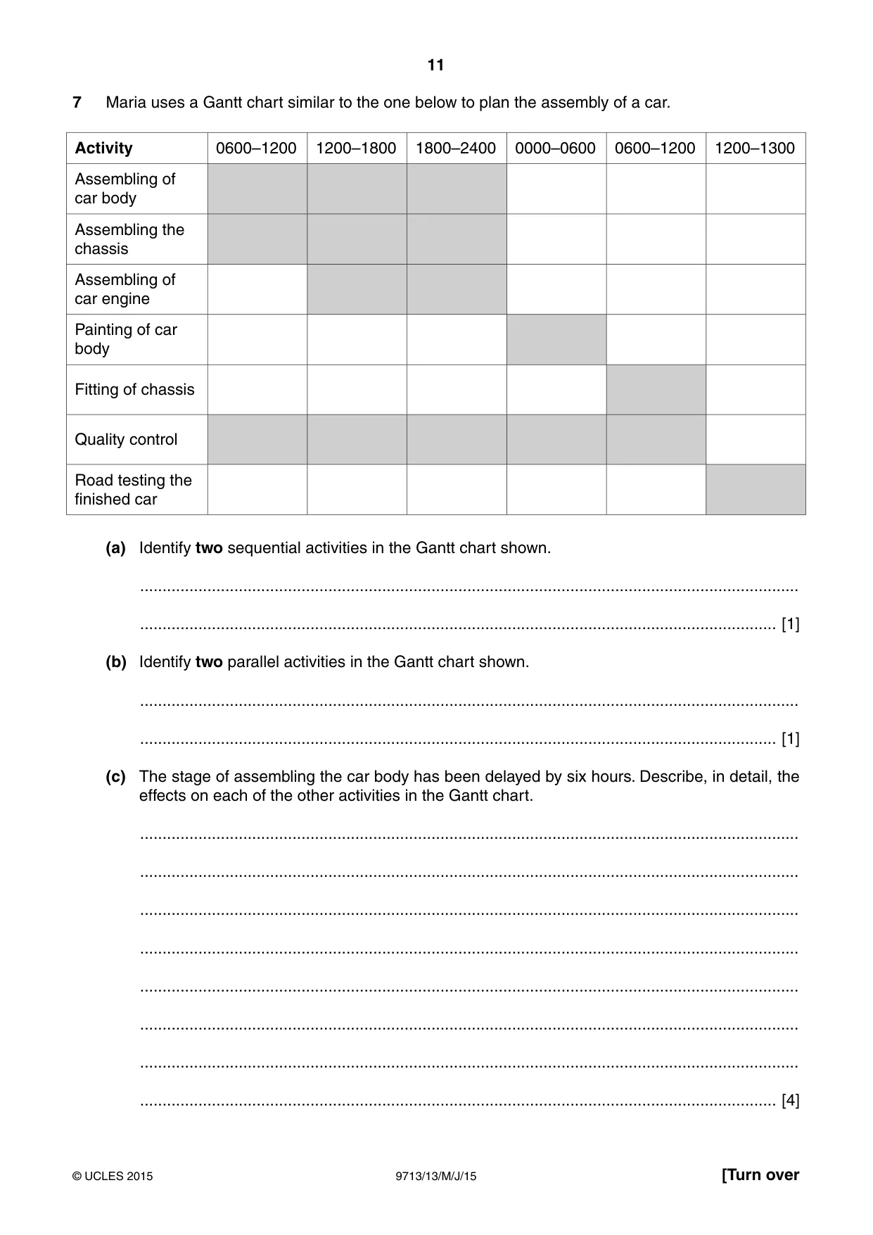 Cambridge A Level Applied Information and Communication Technology 9713 2015 May/June Paper 1 · Variant 3 question paper, page 11 of 16