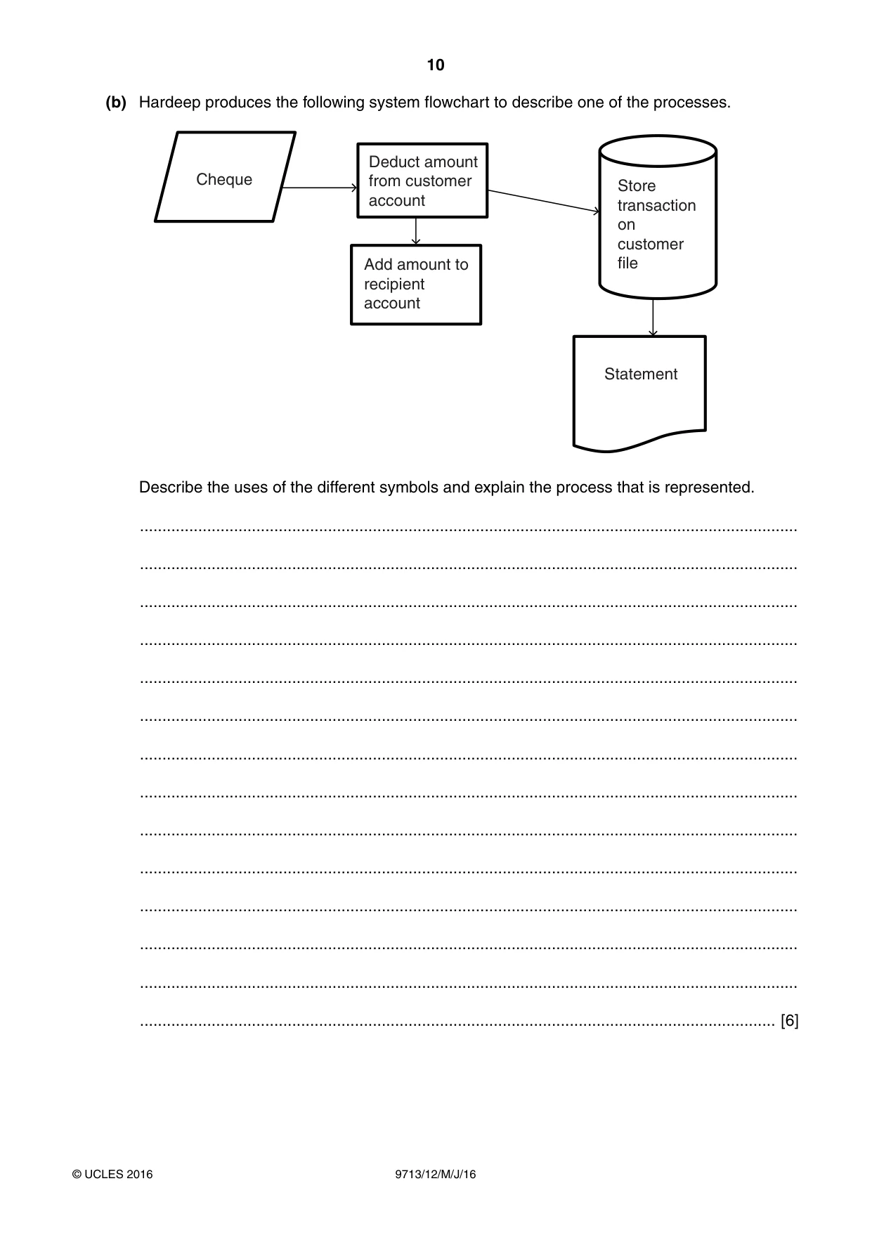 Cambridge A Level Applied Information and Communication Technology 9713 2016 May/June Paper 1 · Variant 2 question paper, page 10 of 20