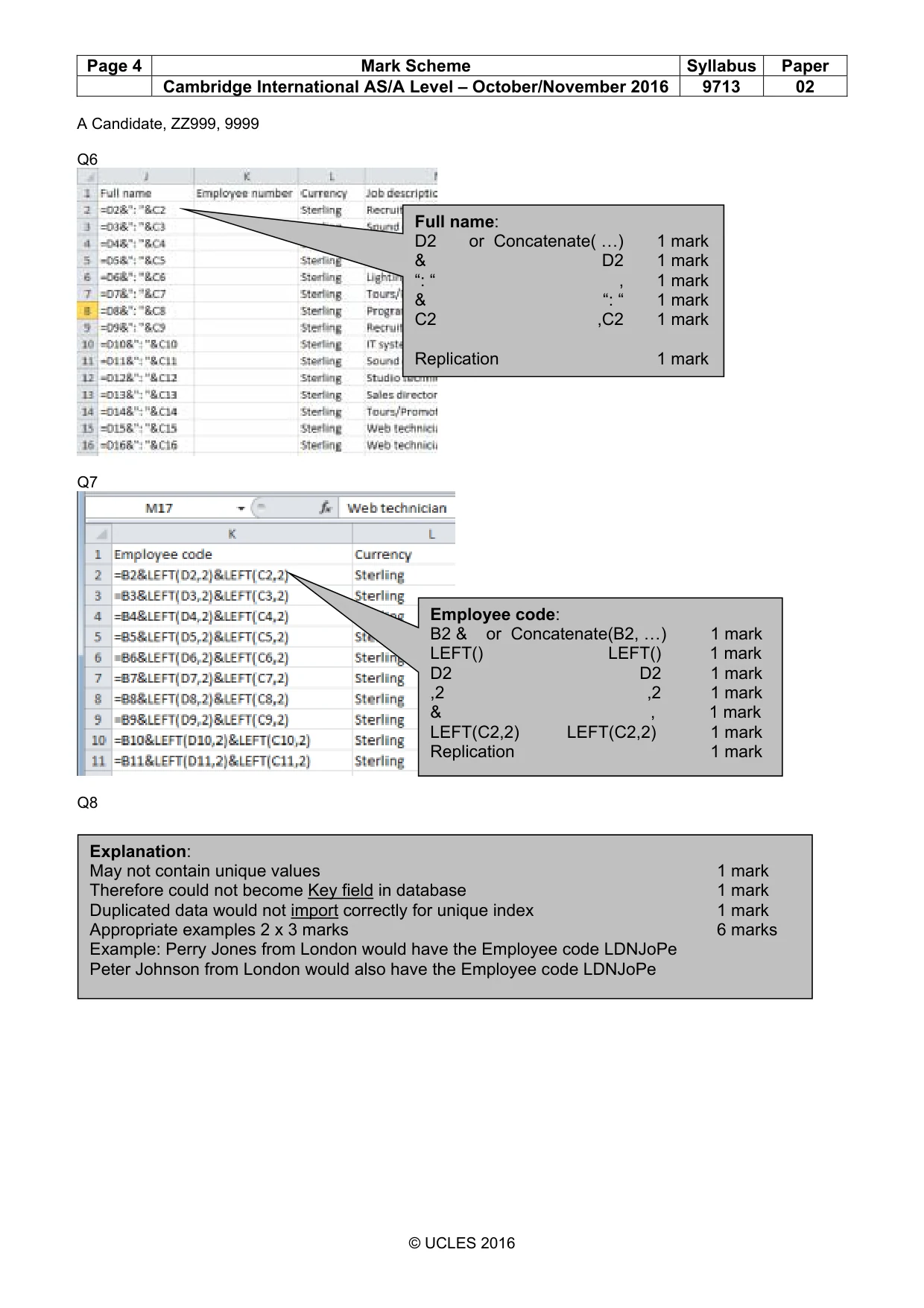 Mark scheme, page 4 of 15