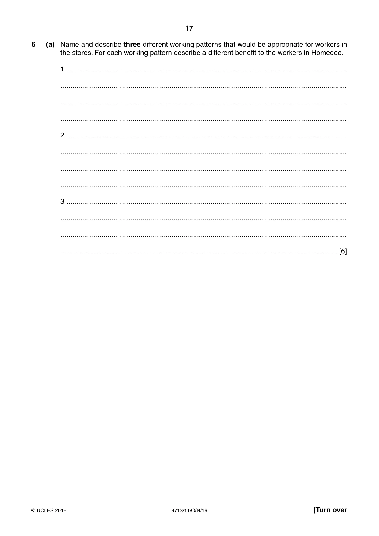Cambridge A Level Applied Information and Communication Technology 9713 2016 Oct/Nov Paper 1 · Variant 1 question paper, page 17 of 20