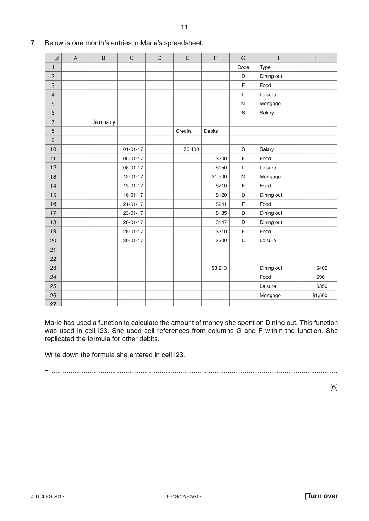 Cambridge A Level Applied Information and Communication Technology 9713 2017 Feb/March Paper 1 · Variant 2 question paper, page 11 of 16