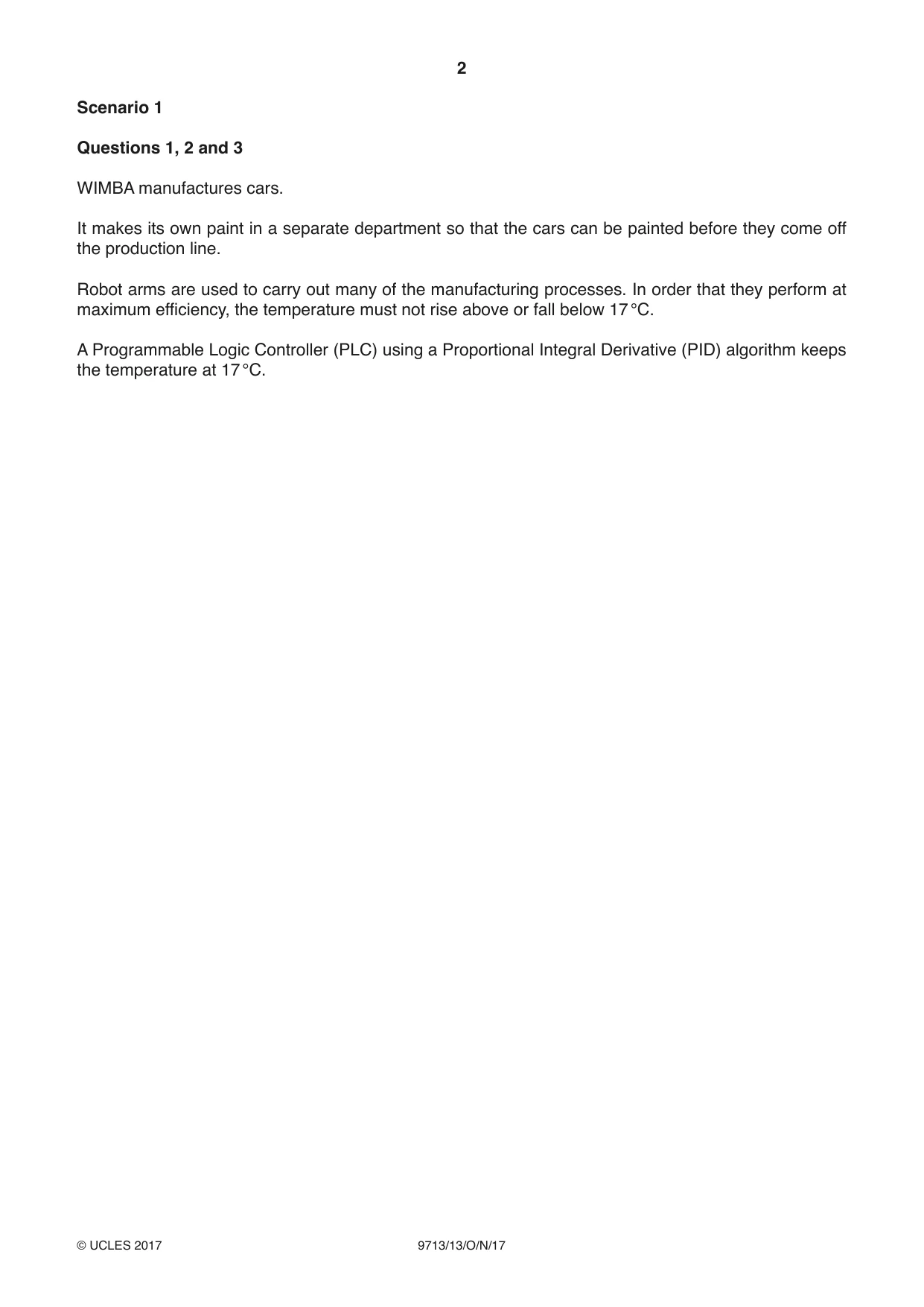 Cambridge A Level Applied Information and Communication Technology 9713 2017 Oct/Nov Paper 1 · Variant 3 question paper, page 2 of 16
