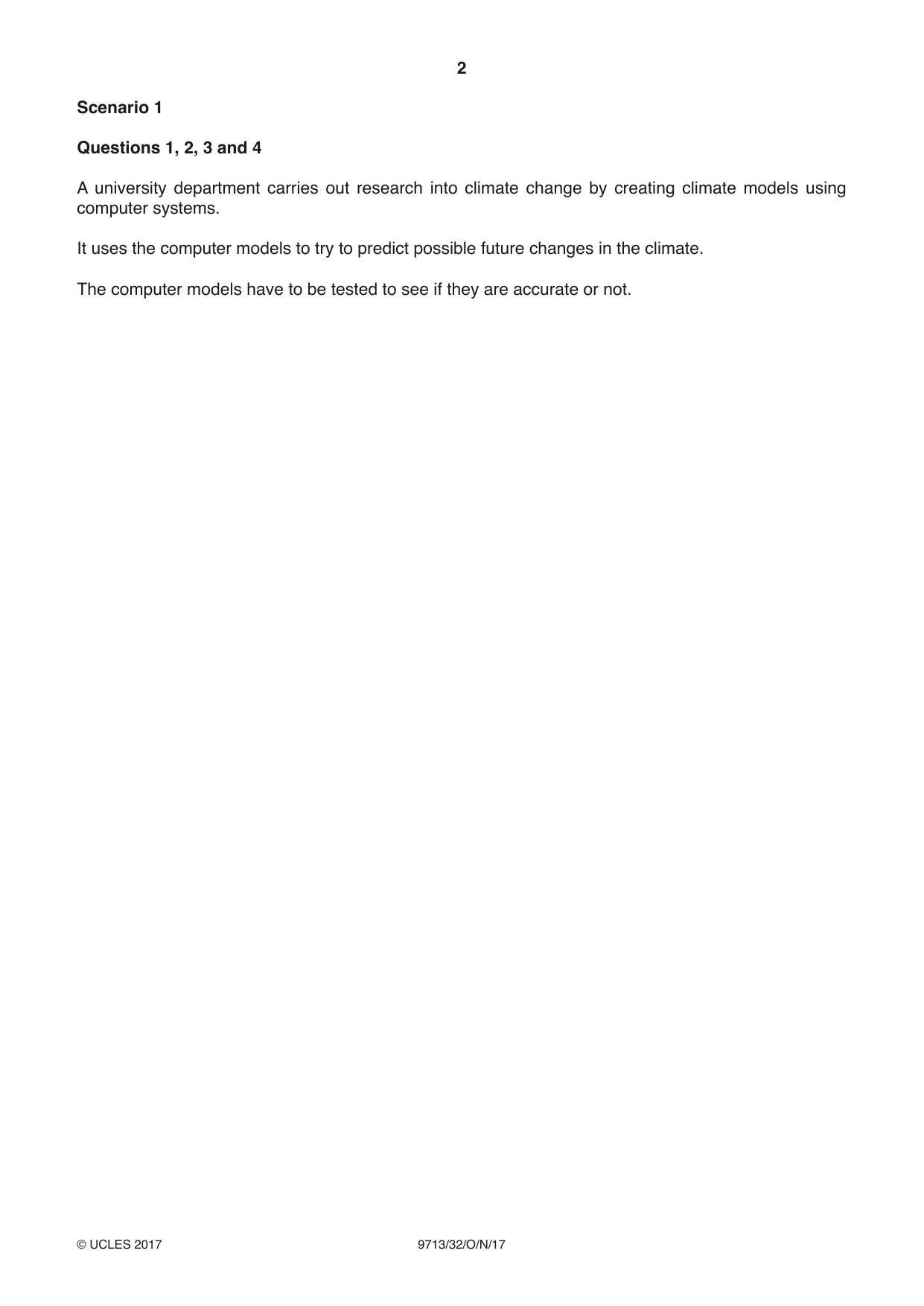 Cambridge A Level Applied Information and Communication Technology 9713 2017 Oct/Nov Paper 3 · Variant 2 question paper, page 2 of 24