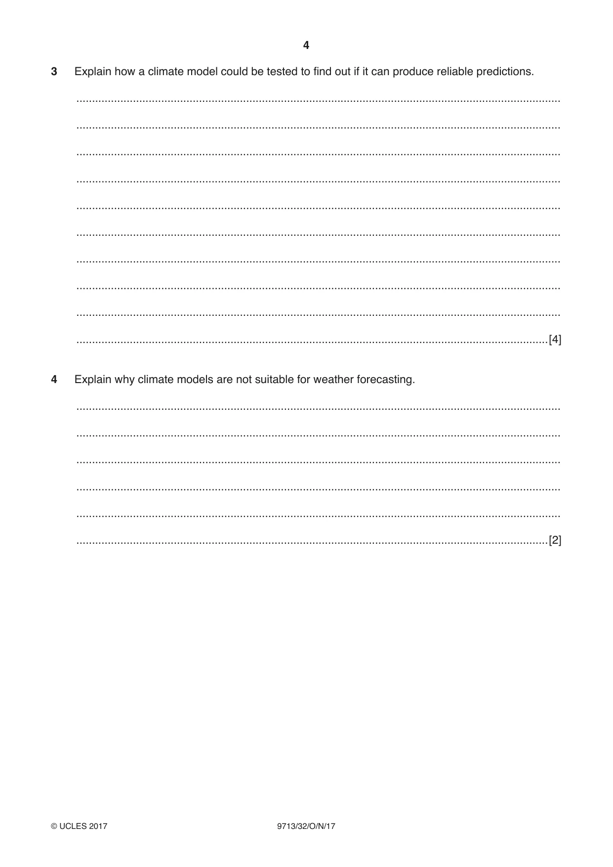Cambridge A Level Applied Information and Communication Technology 9713 2017 Oct/Nov Paper 3 · Variant 2 question paper, page 4 of 24