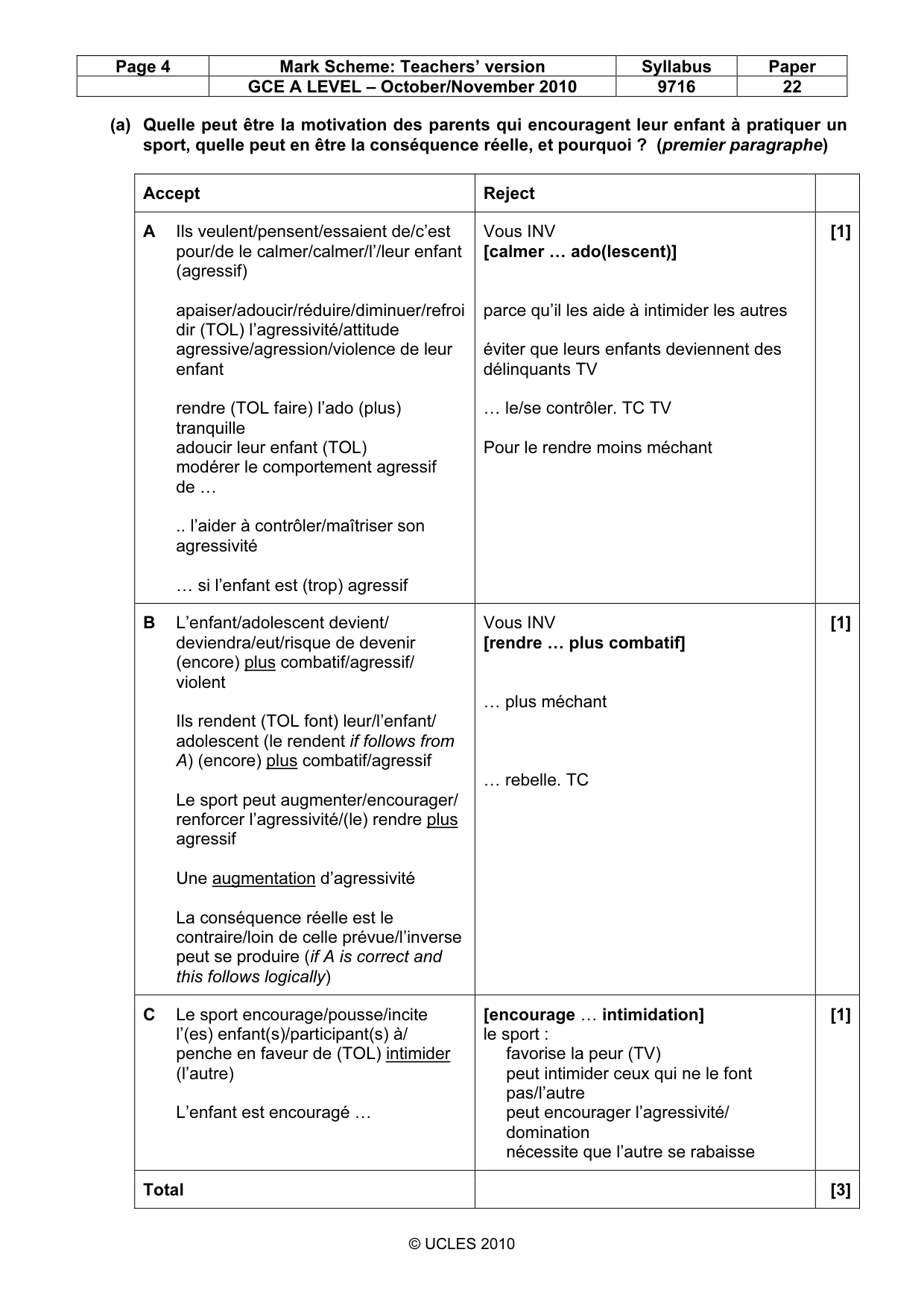 Mark scheme, page 4 of 17