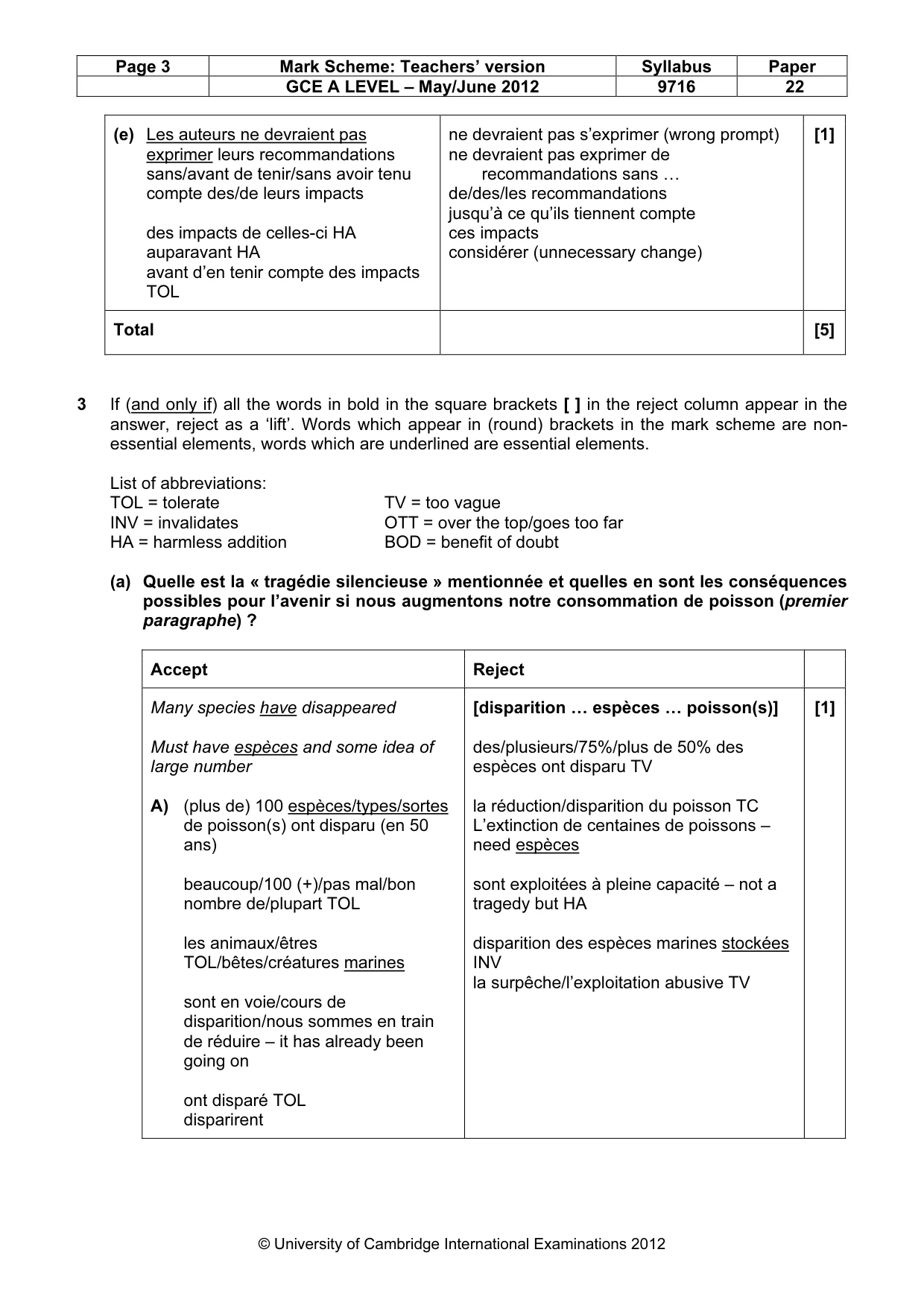 Mark scheme, page 3 of 19