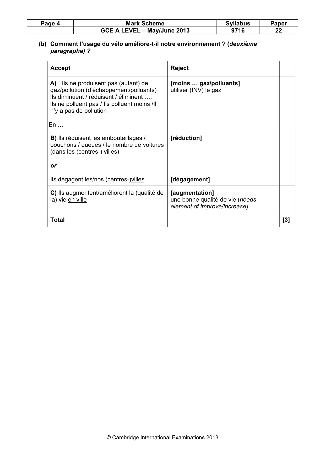 Mark scheme, page 4 of 12