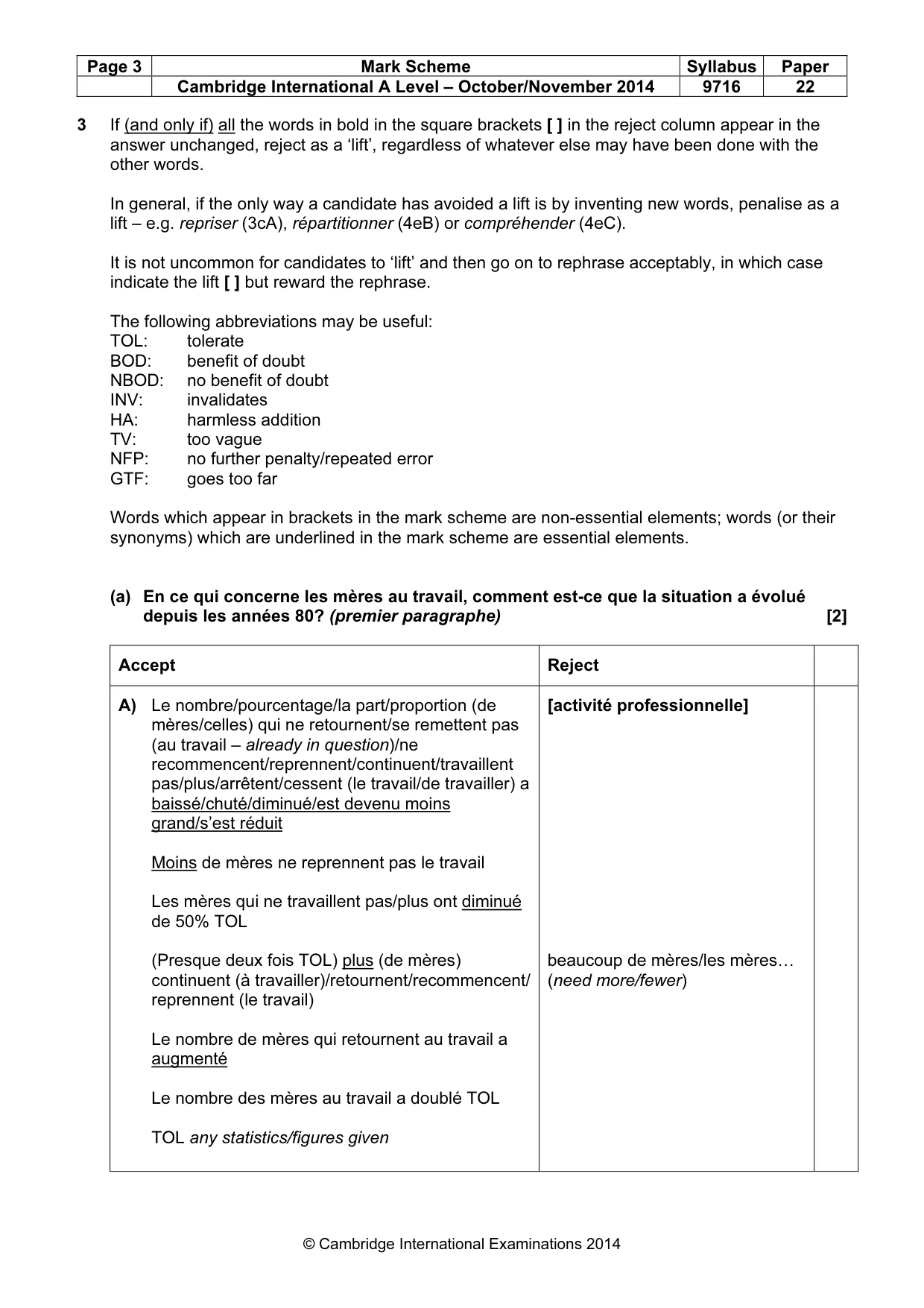 Mark scheme, page 3 of 14