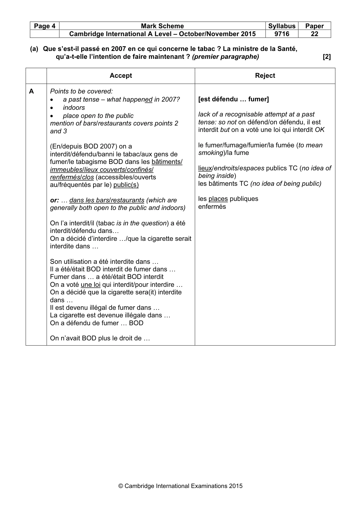 Mark scheme, page 4 of 16