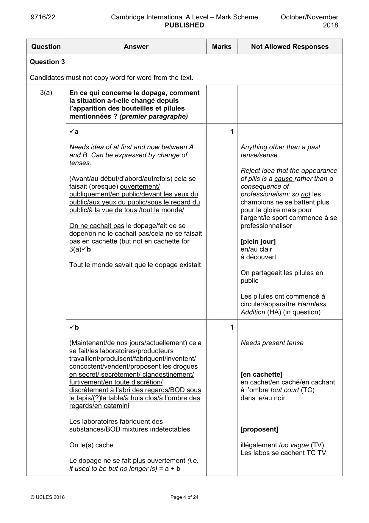 Mark scheme, page 4 of 24