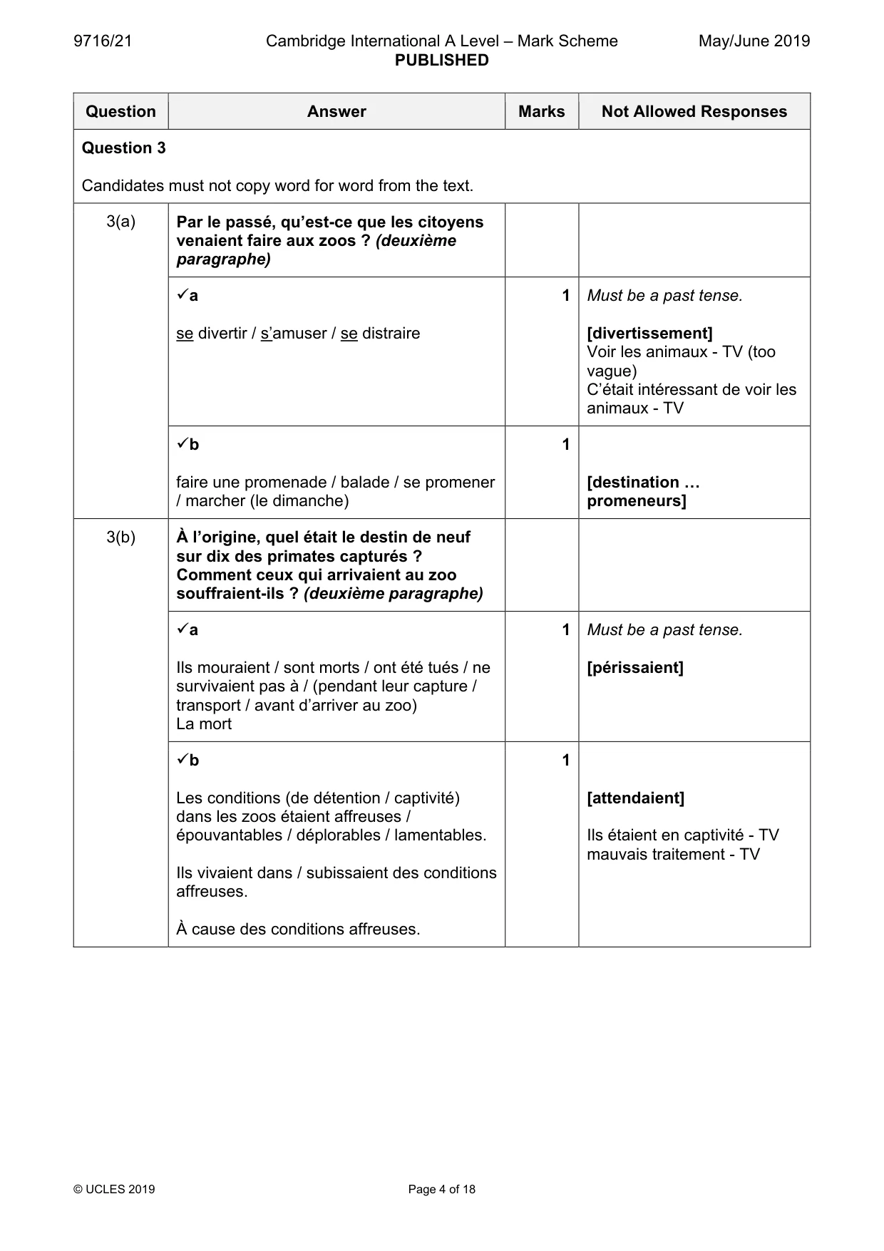 Mark scheme, page 4 of 18