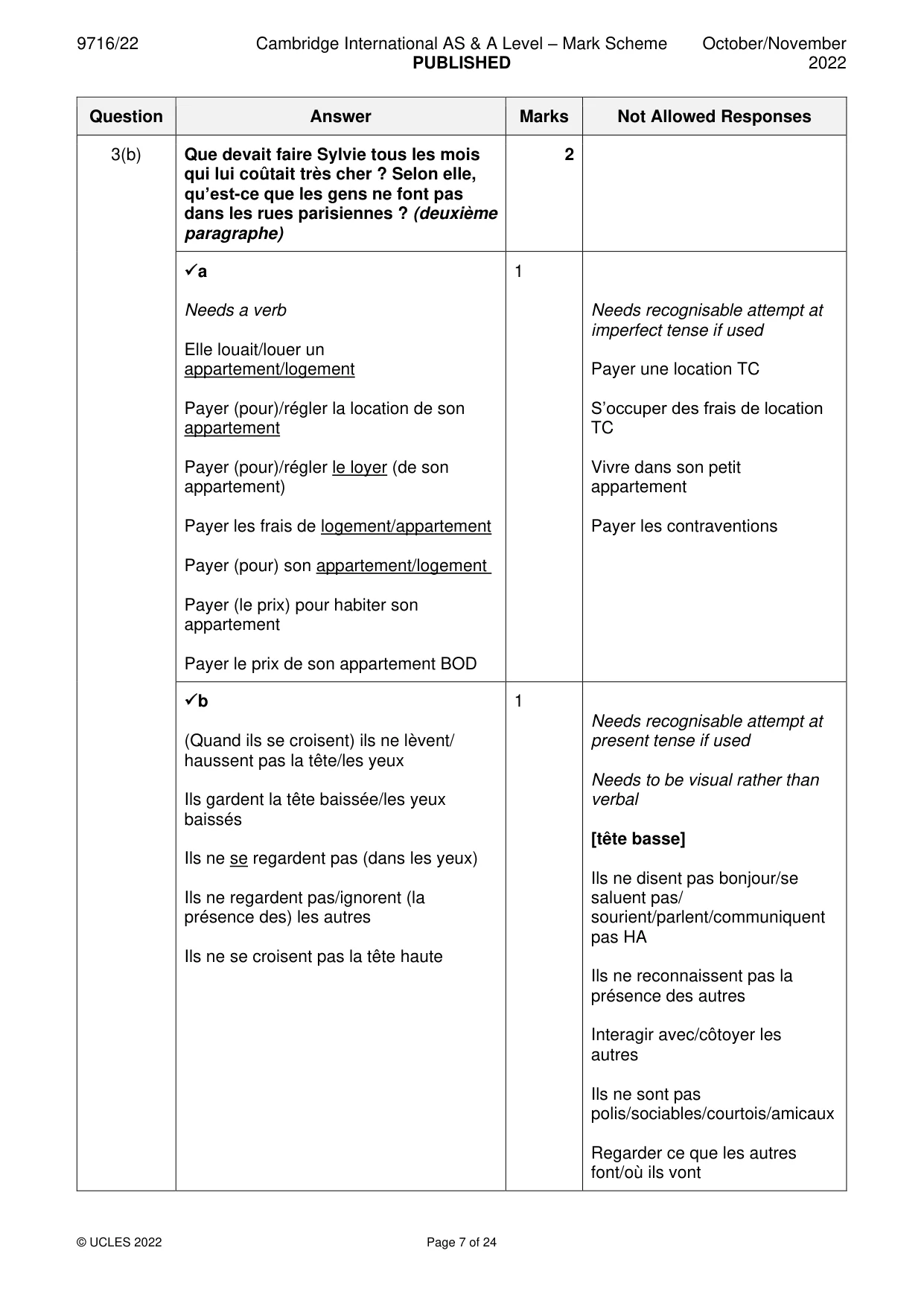 Mark scheme, page 7 of 24