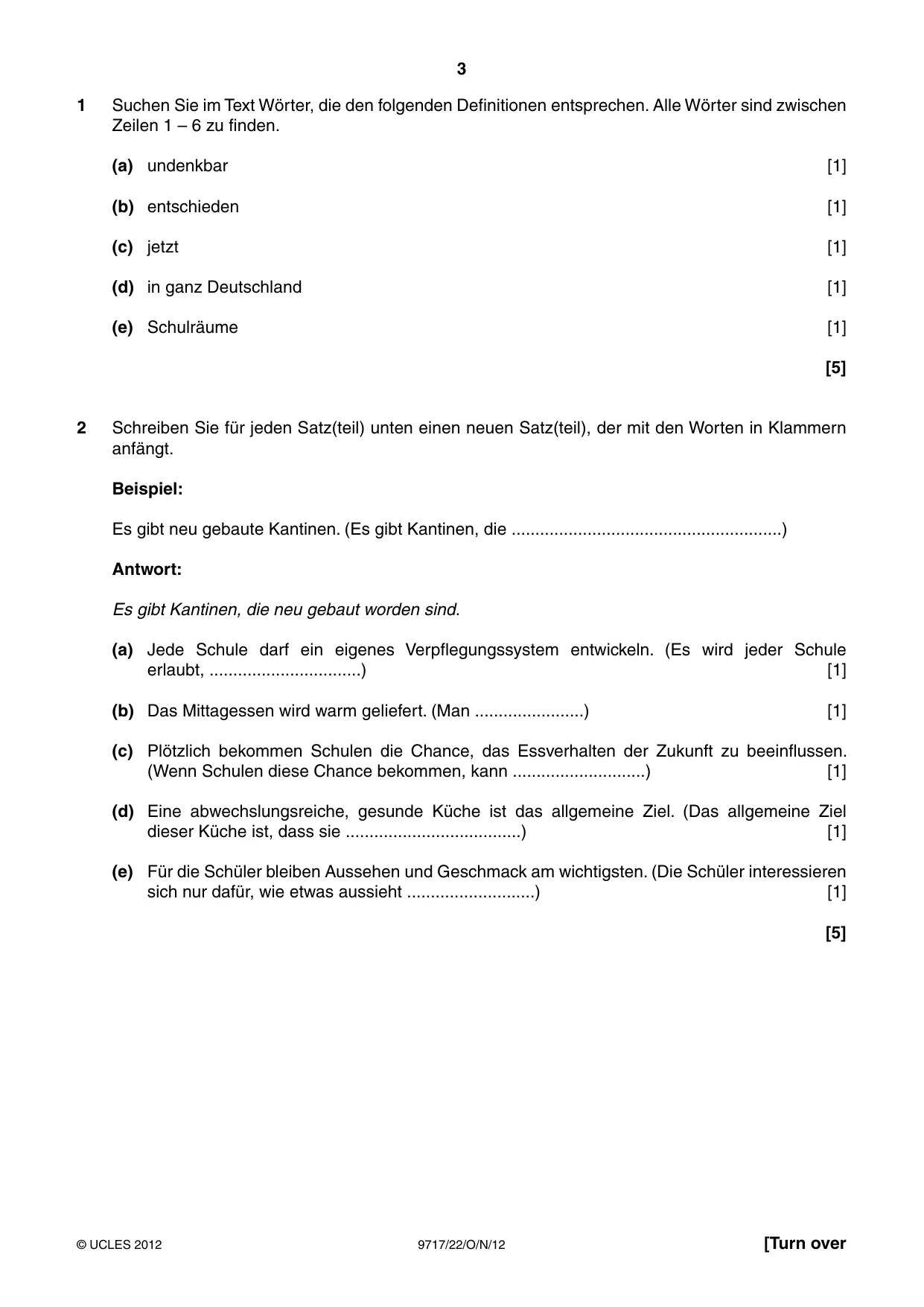 Cambridge A Level German (A Level only) 9717 2012 Oct/Nov Paper 2 · Variant 2 question paper, page 3 of 8