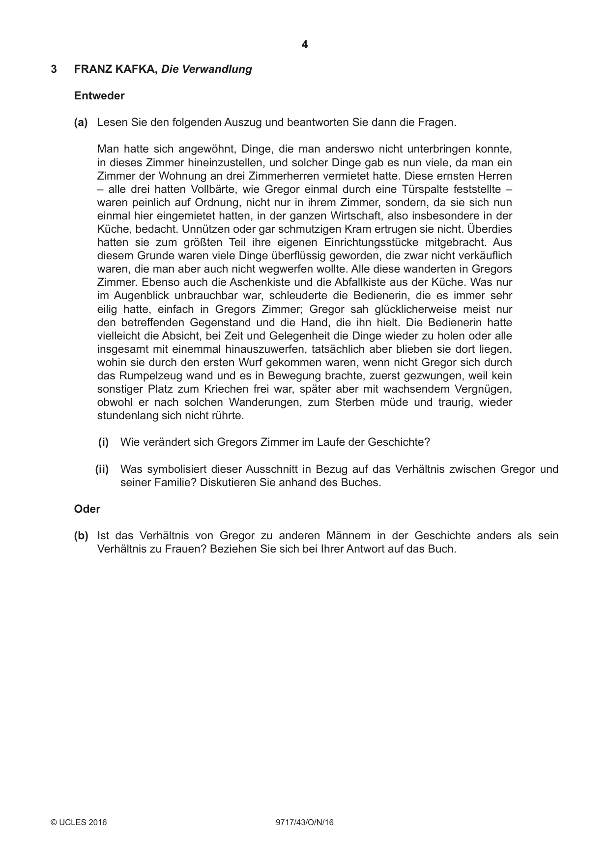 Cambridge A Level German (A Level only) 9717 2016 Oct/Nov Paper 4 · Variant 3 question paper, page 4 of 8