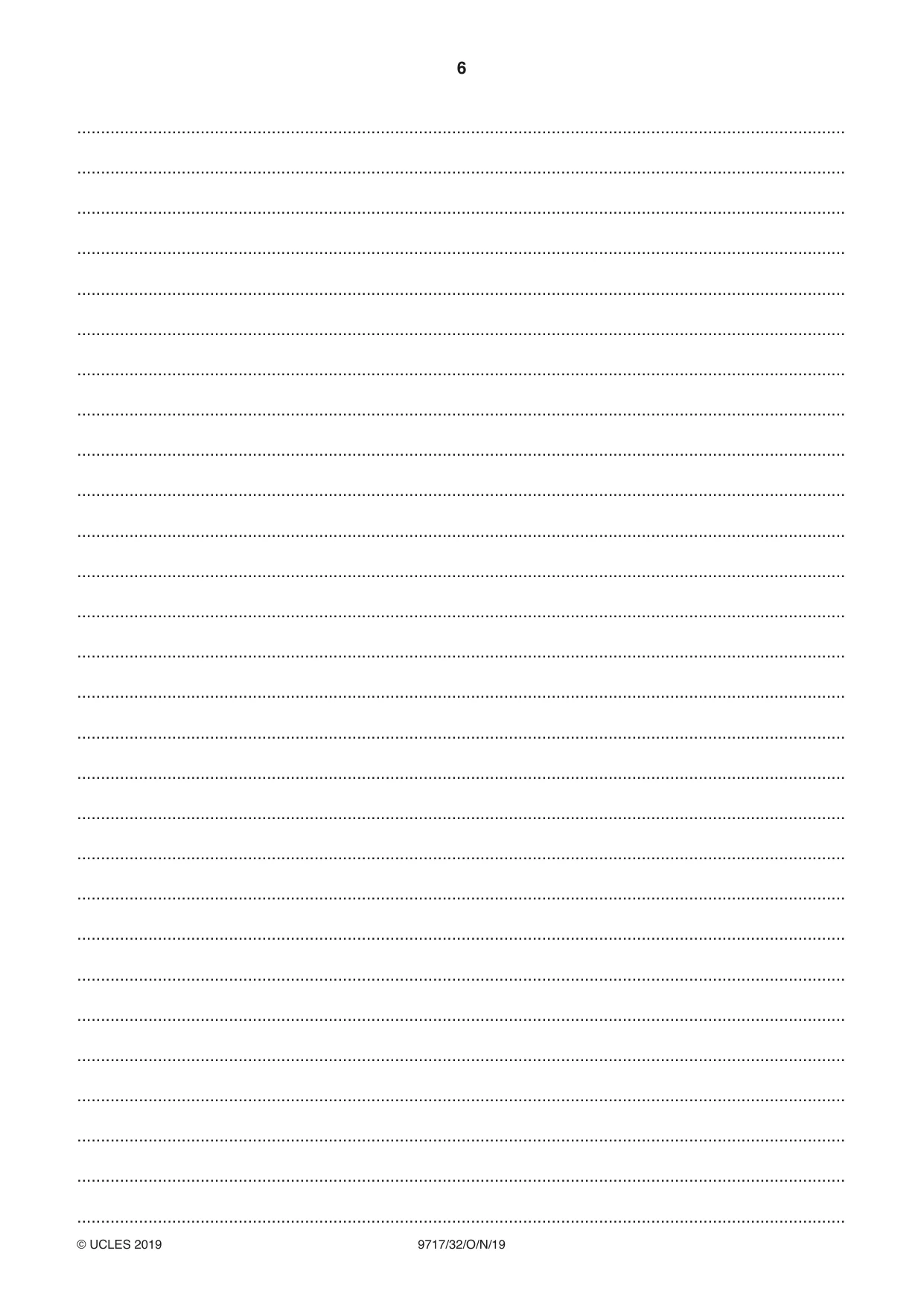 Cambridge A Level German (A Level only) 9717 2019 Oct/Nov Paper 3 · Variant 2 question paper, page 6 of 8