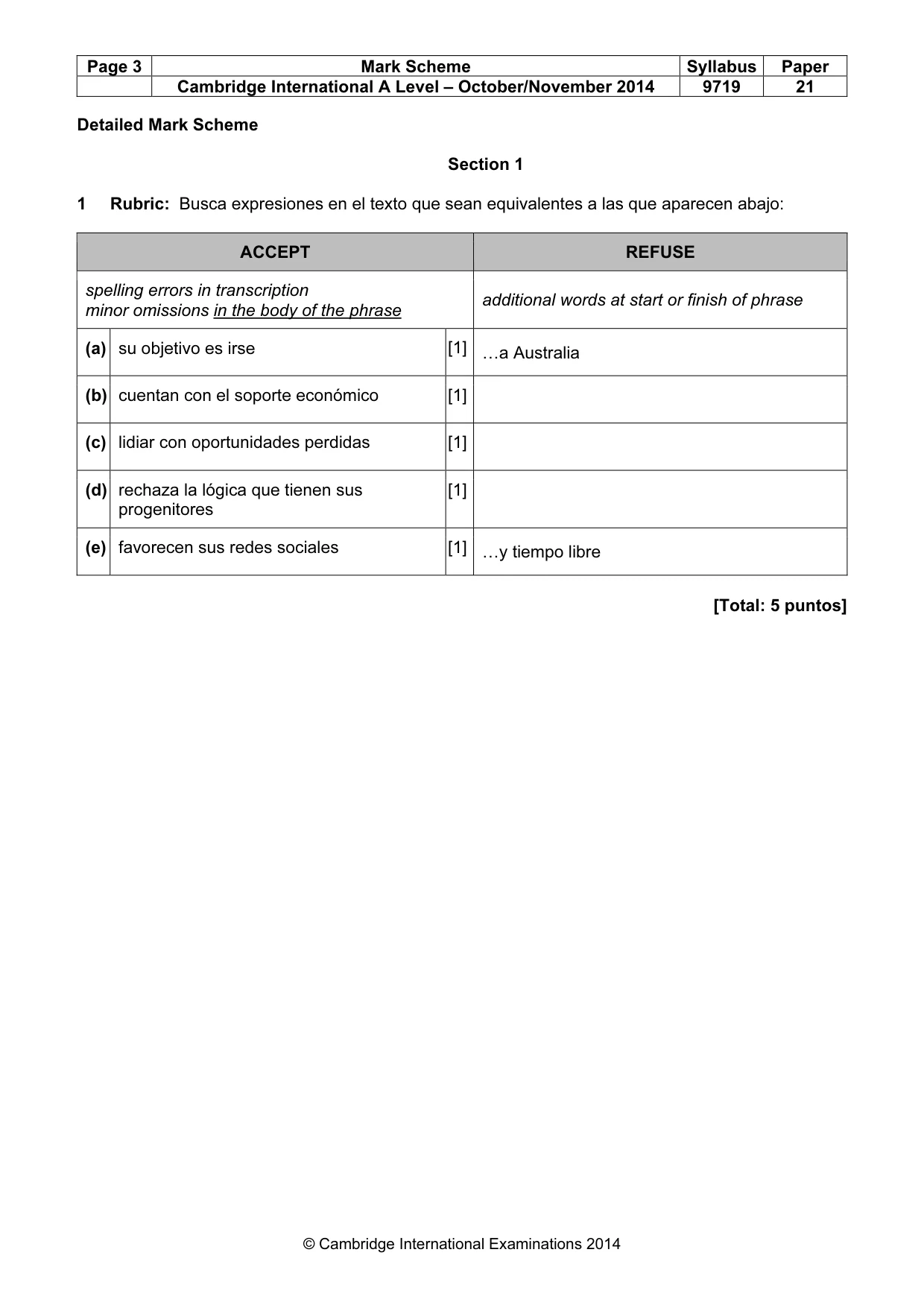 Mark scheme, page 3 of 13