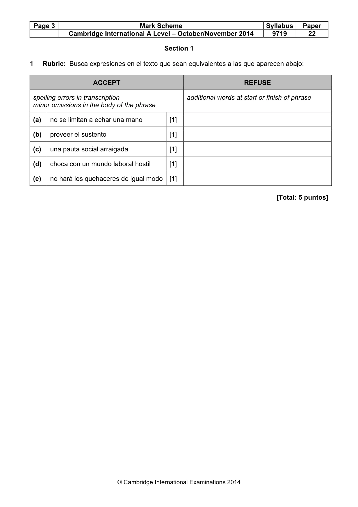 Mark scheme, page 3 of 13