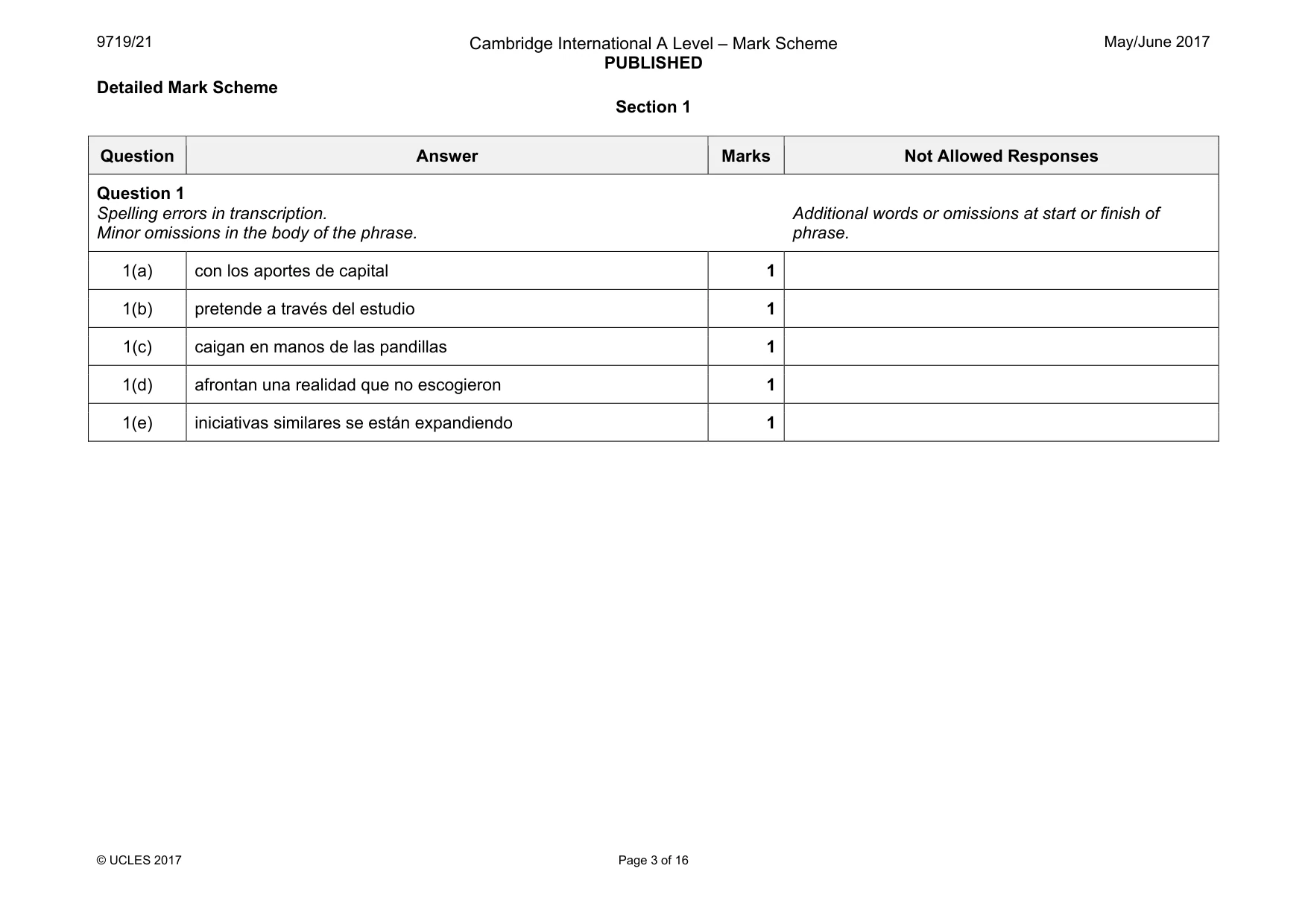 Mark scheme, page 3 of 16