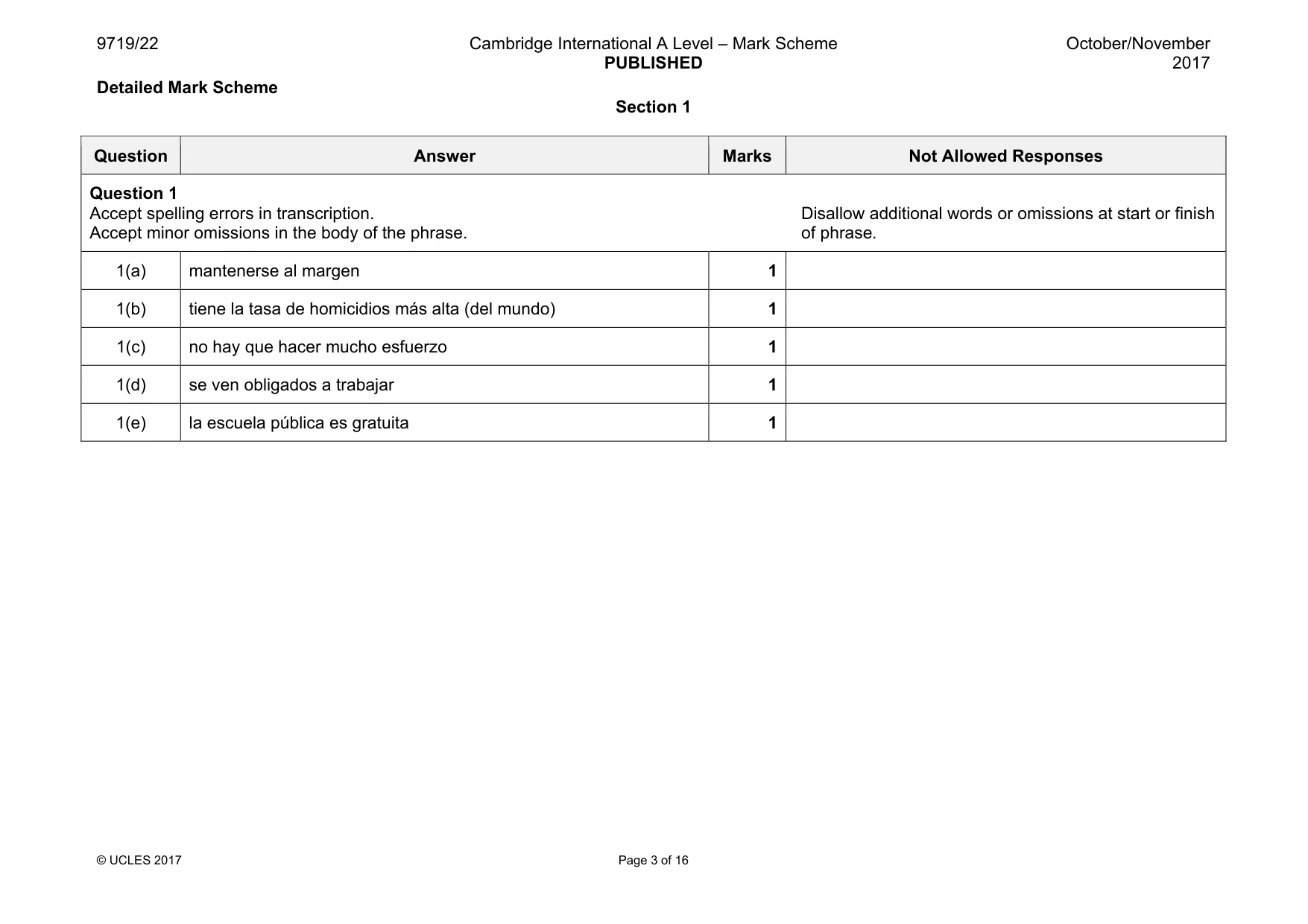 Mark scheme, page 3 of 16