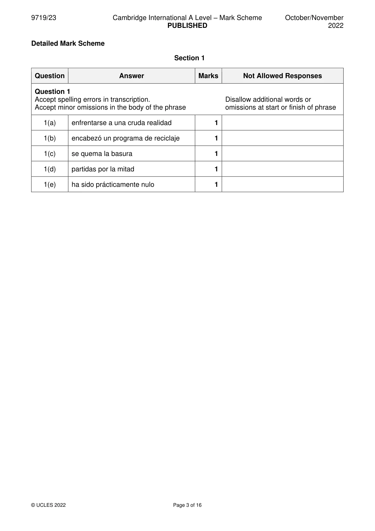 Mark scheme, page 3 of 16