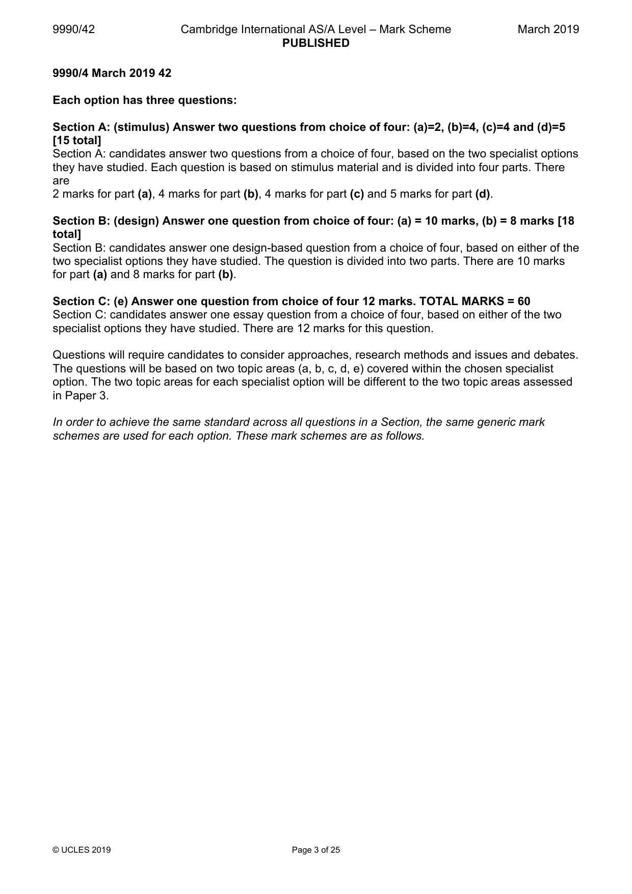 Mark scheme, page 3 of 25