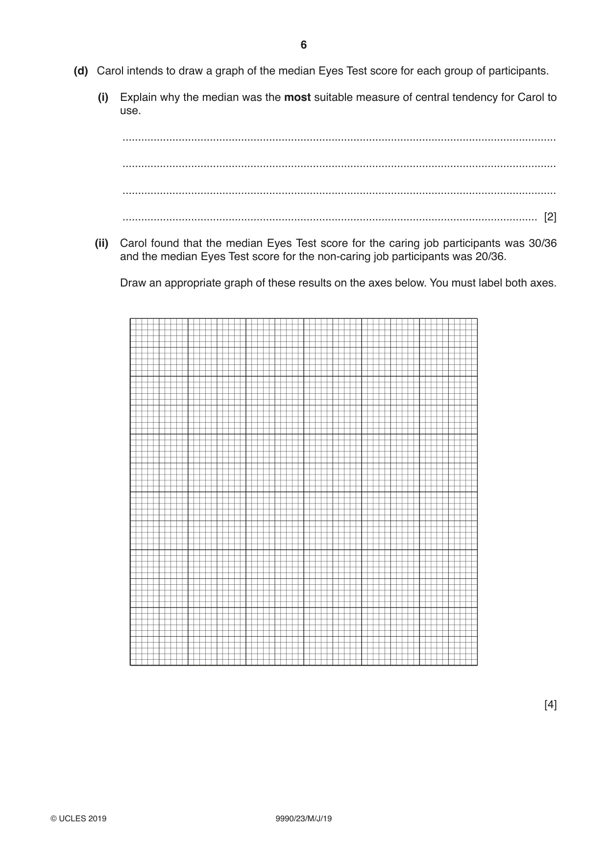 Cambridge A Level Psychology (from 2018) 9990 2019 May/June Paper 2 · Variant 3 question paper, page 6 of 12