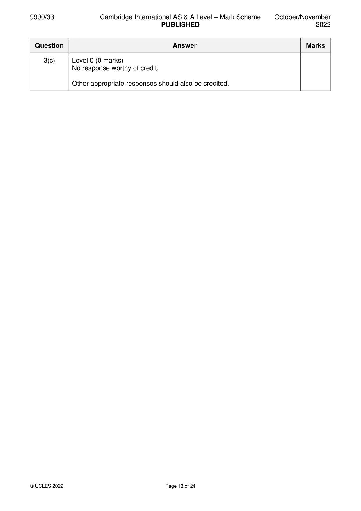 Mark scheme, page 13 of 24