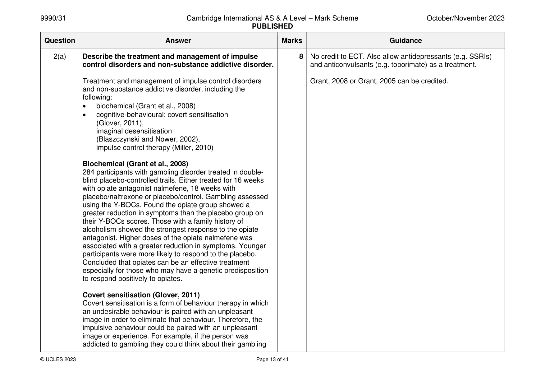 Mark scheme, page 13 of 41