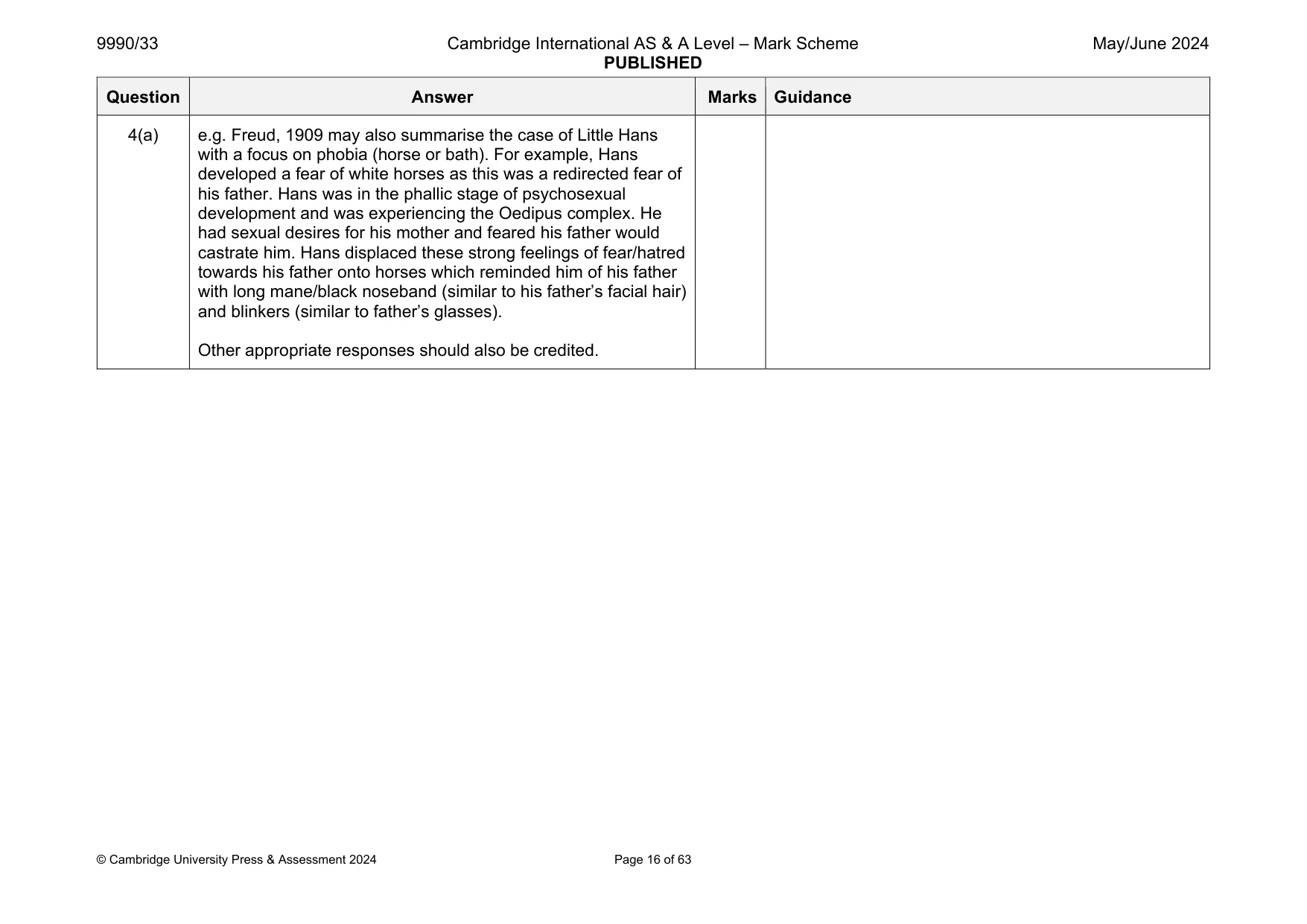 Mark scheme, page 16 of 63
