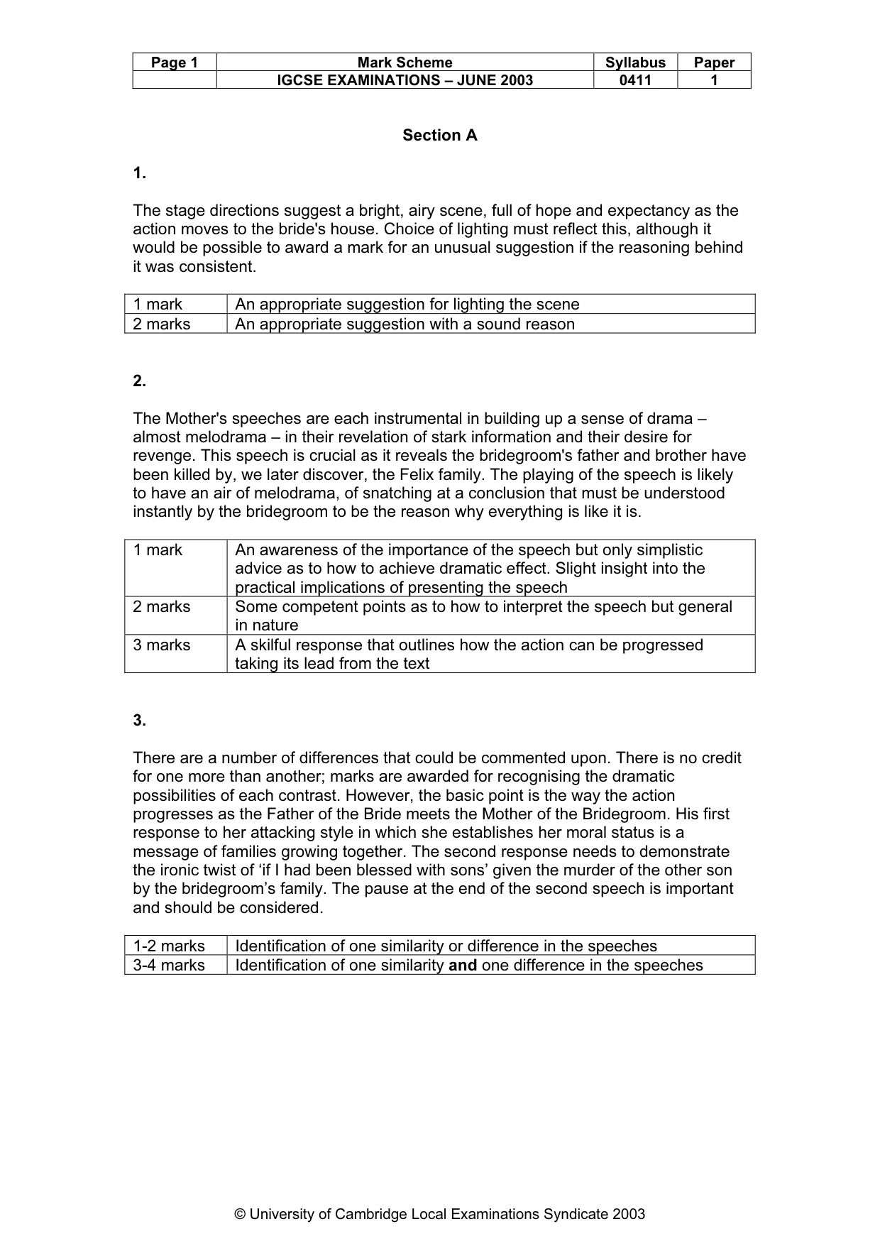 Mark scheme, page 2 of 11
