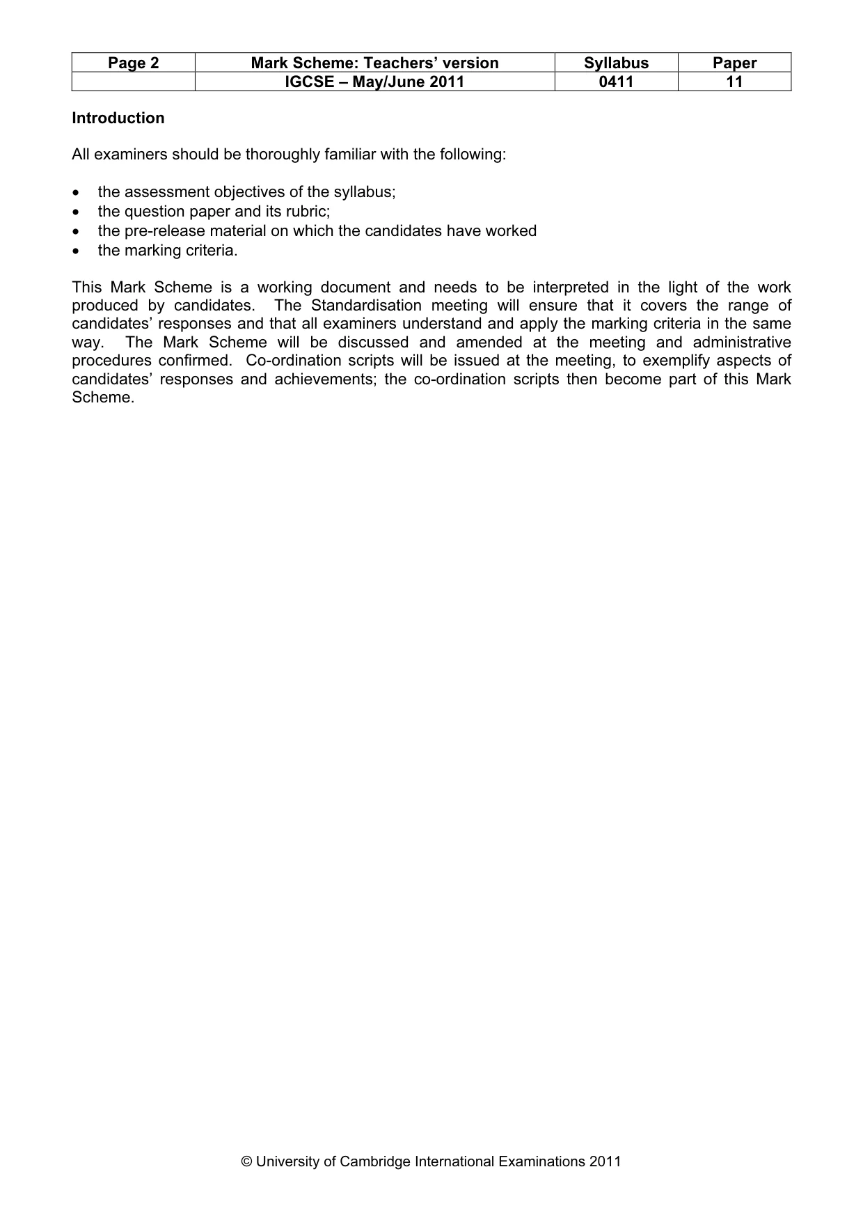 Mark scheme, page 2 of 14